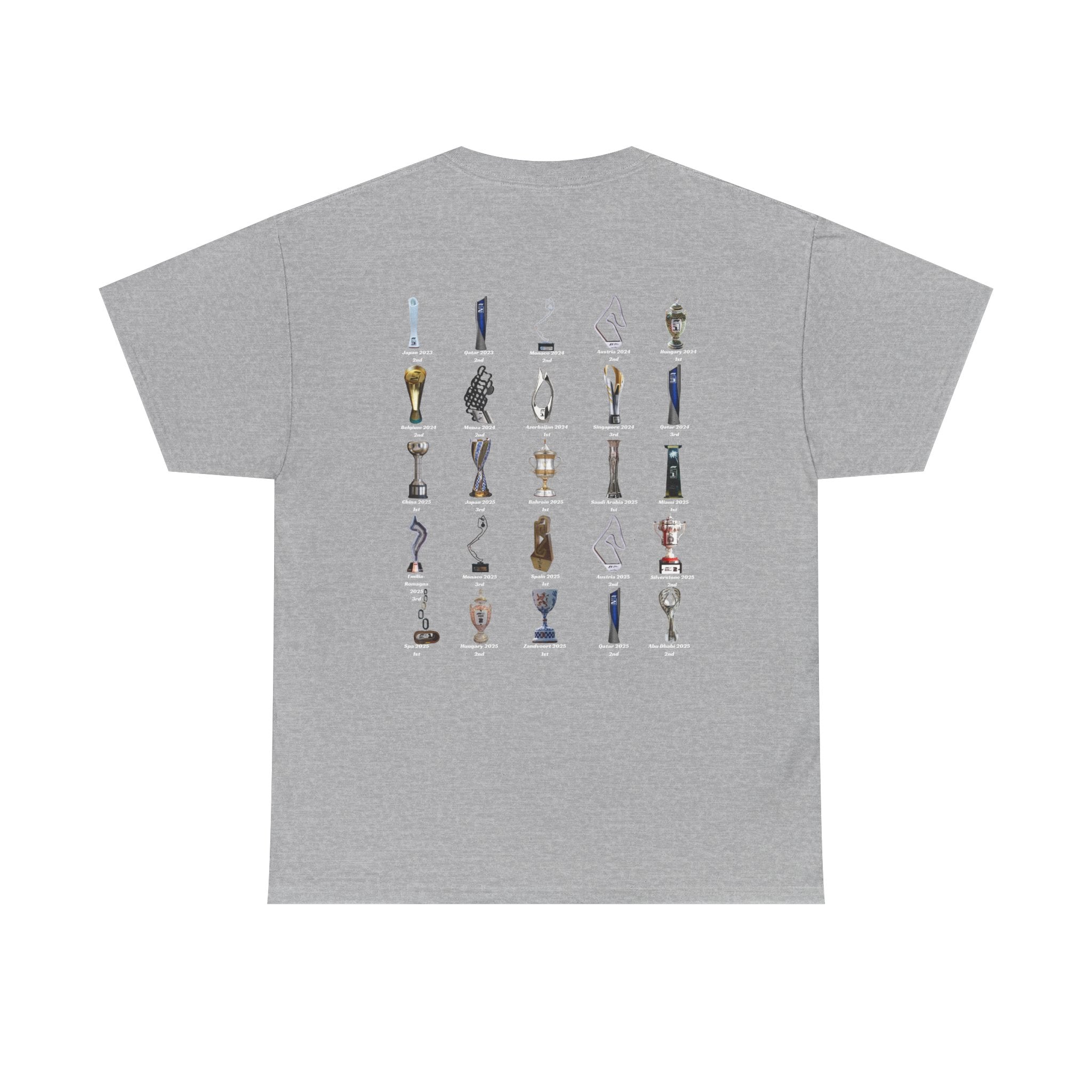 Oscar Piastri Cotton T-Shirt -  F1 Career Trophies