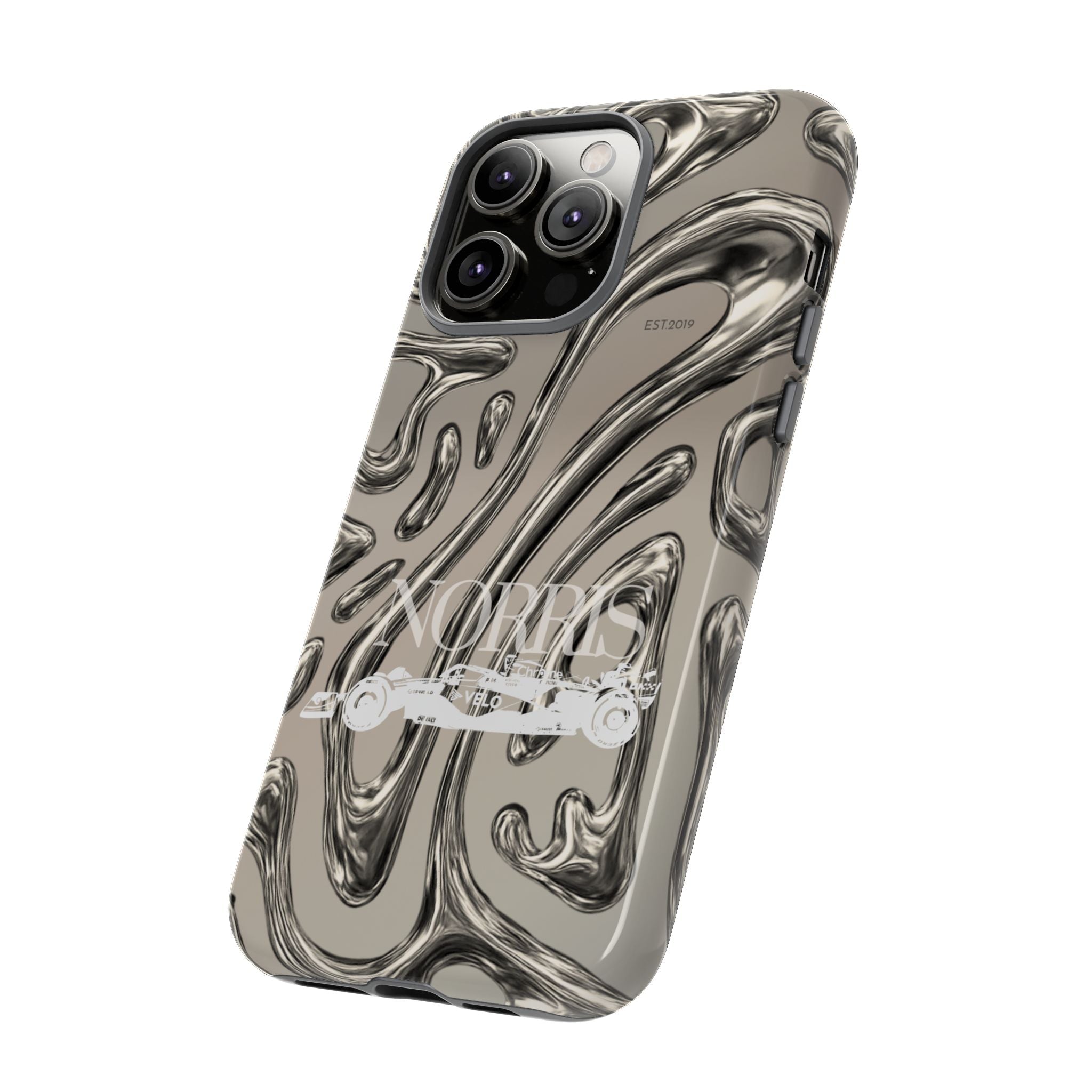 Lando Norris Chrome Phone Case (Glossy and Matte)