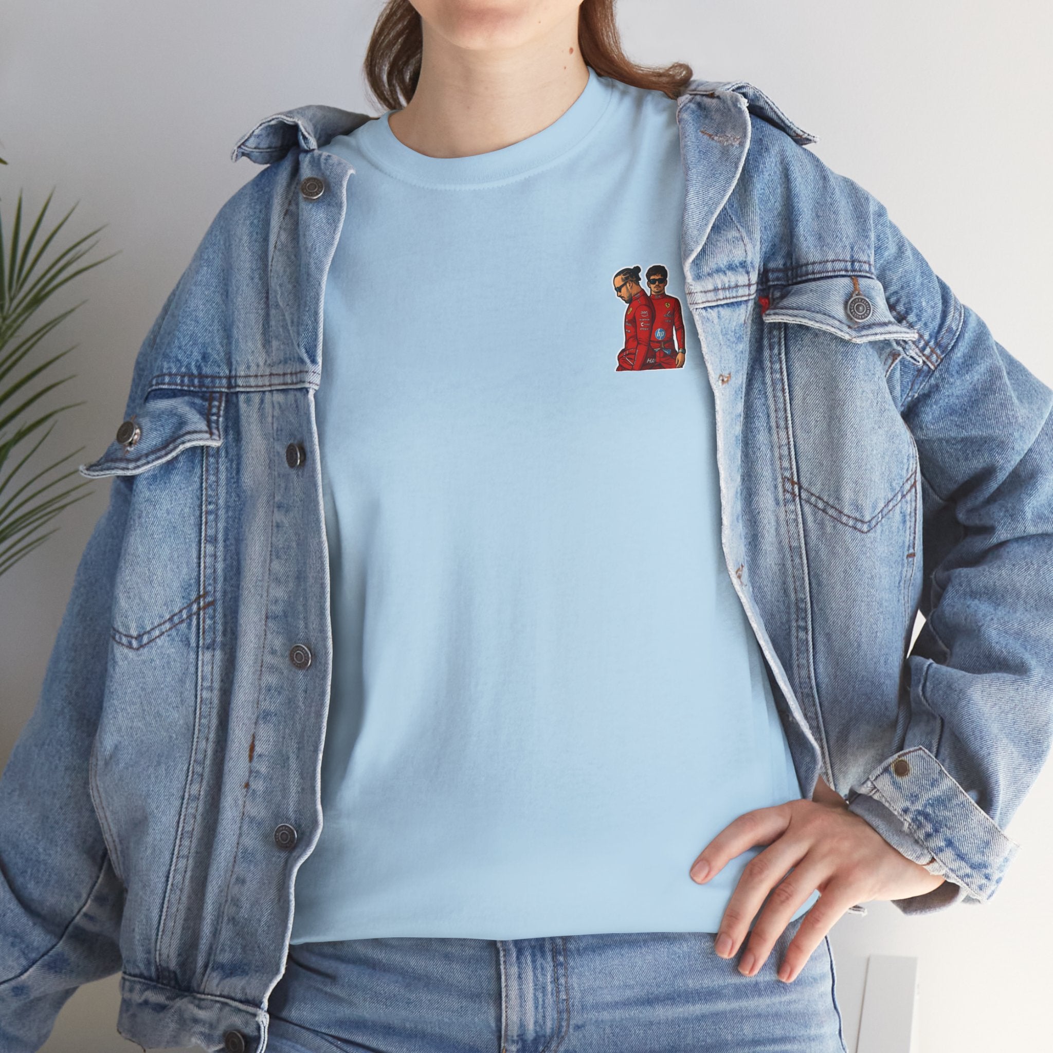 Charles Leclerc + Lewis Hamilton Cotton T-Shirt