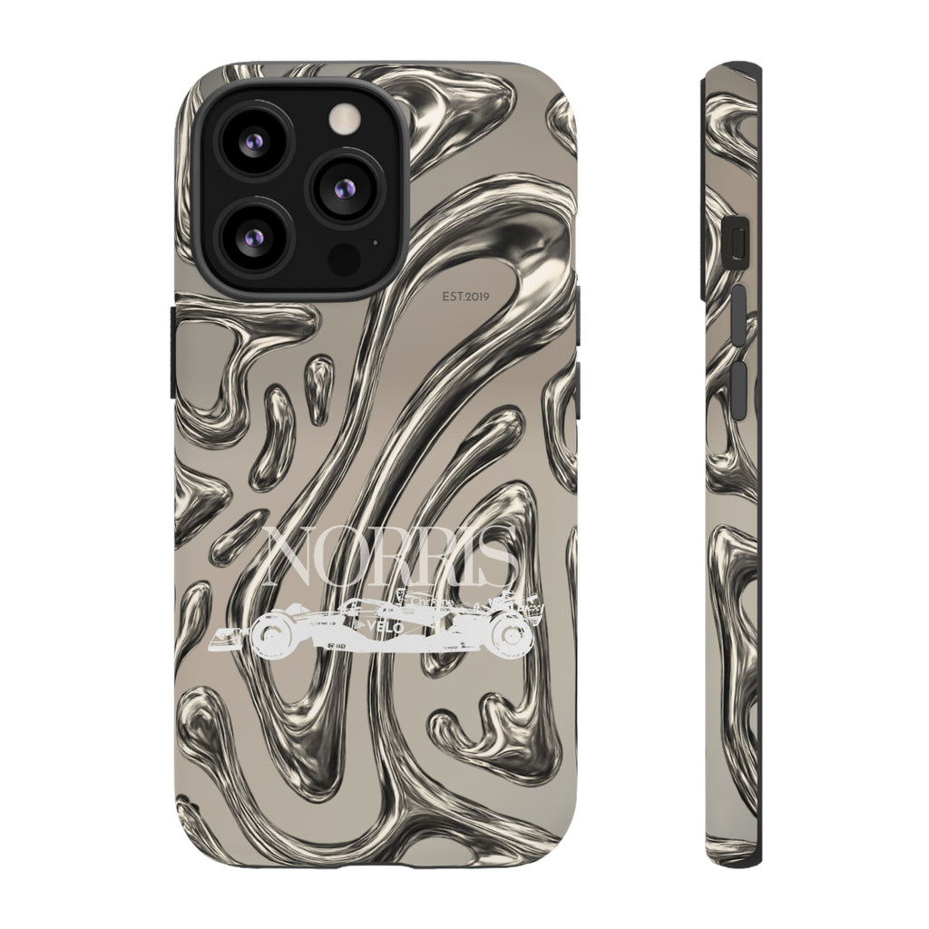 Lando Norris Chrome Phone Case (Glossy and Matte)