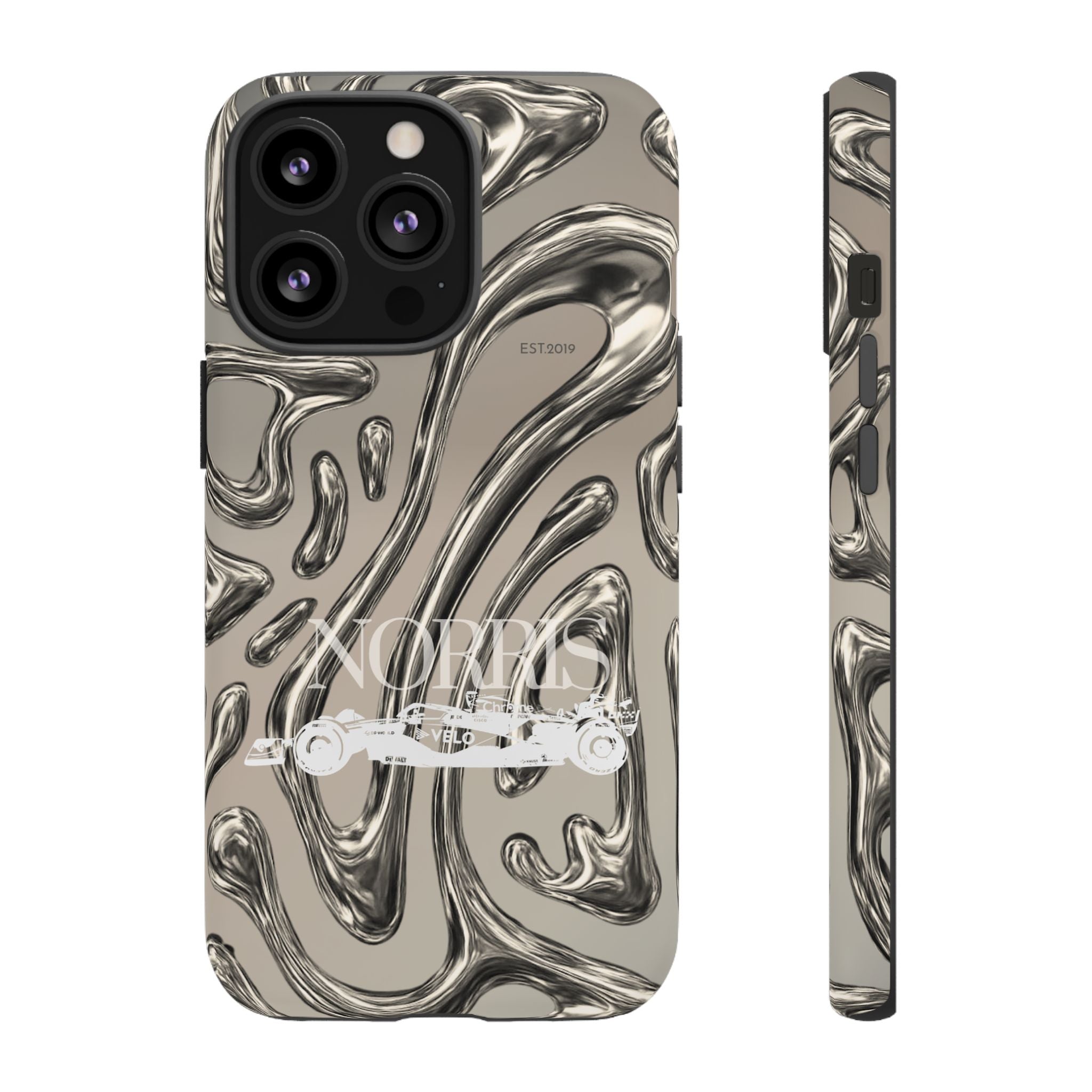 Lando Norris Chrome Phone Case (Glossy and Matte)