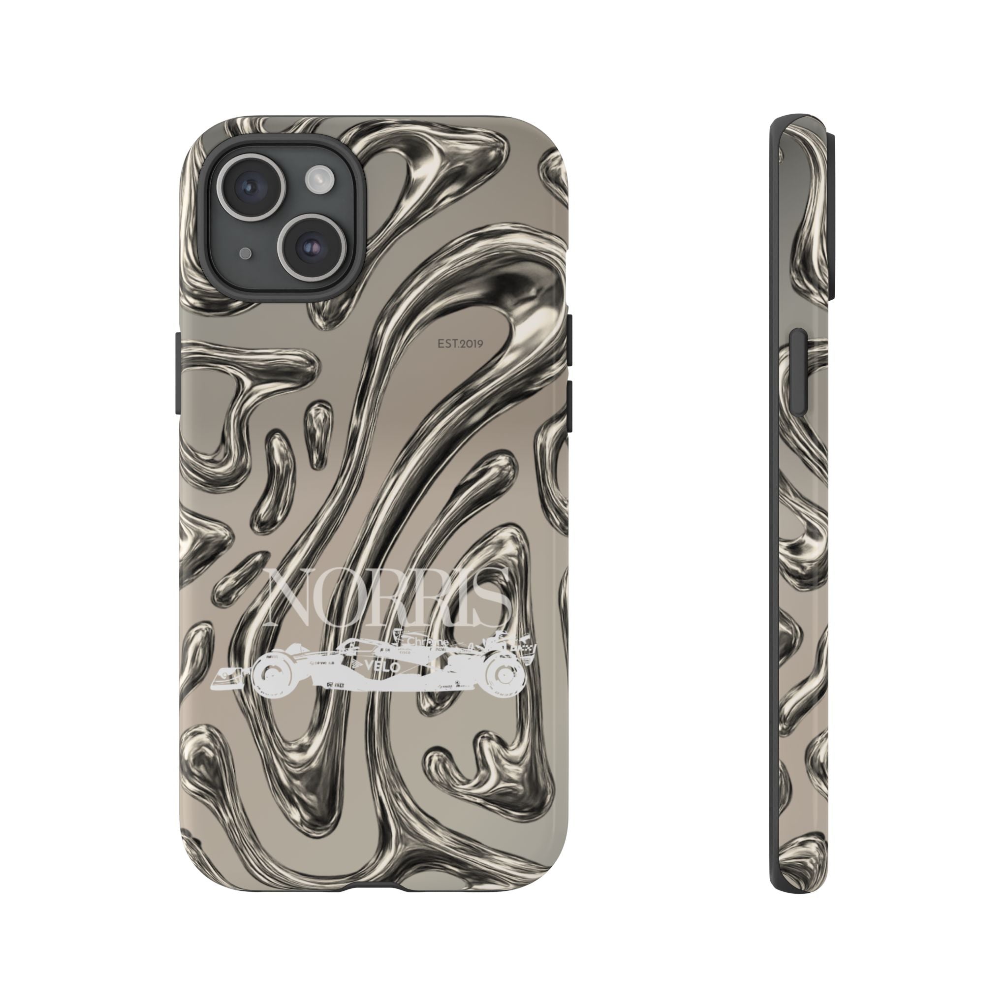 Lando Norris Chrome Phone Case (Glossy and Matte)