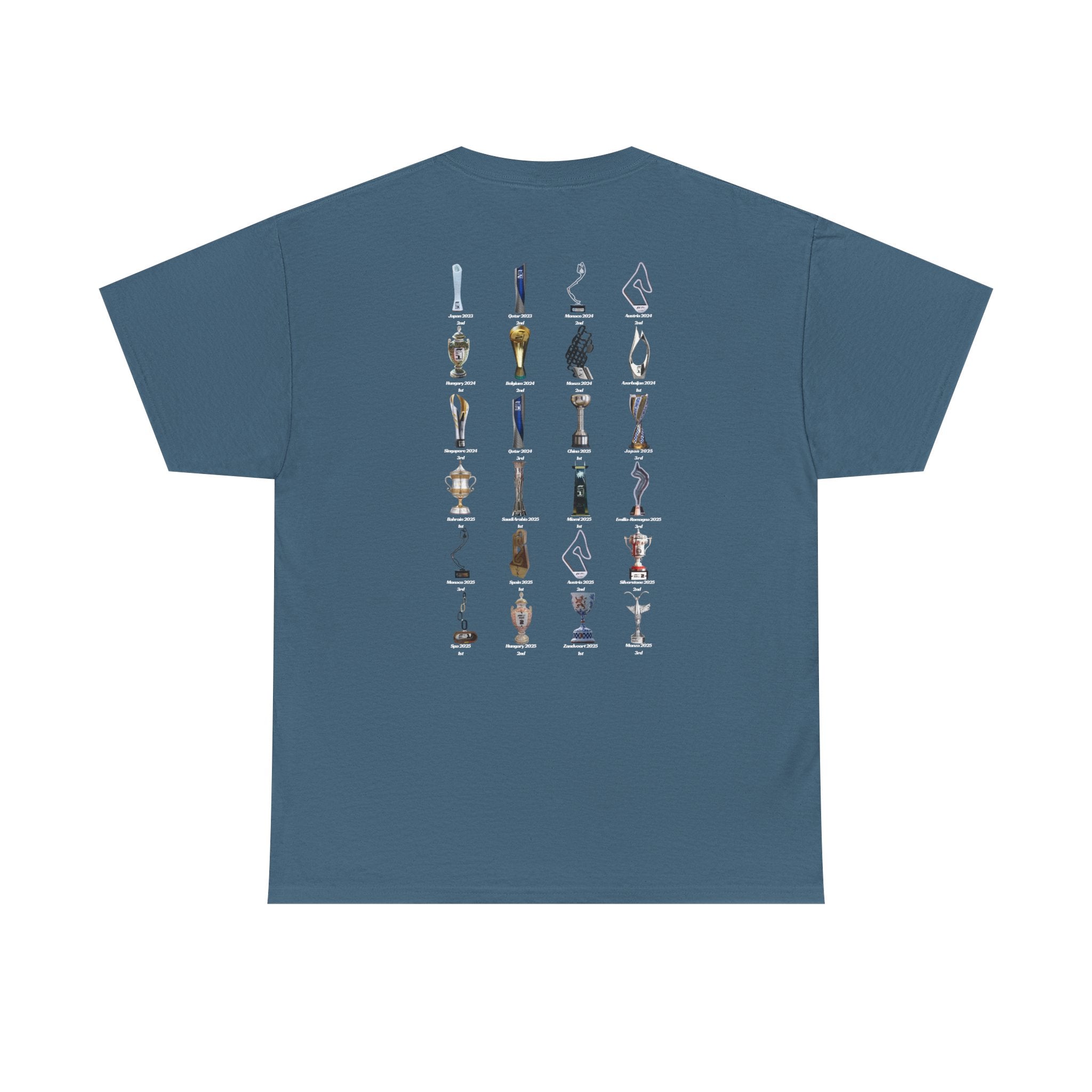 Oscar Piastri Cotton T-Shirt -  F1 Career Trophies