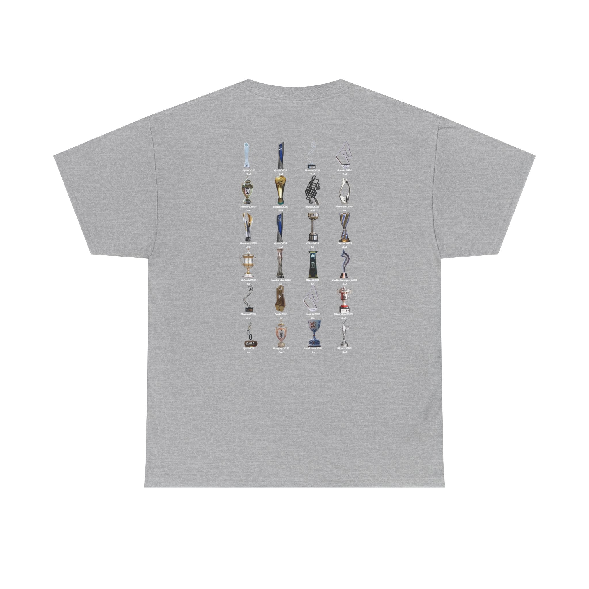 Oscar Piastri Cotton T-Shirt -  F1 Career Trophies