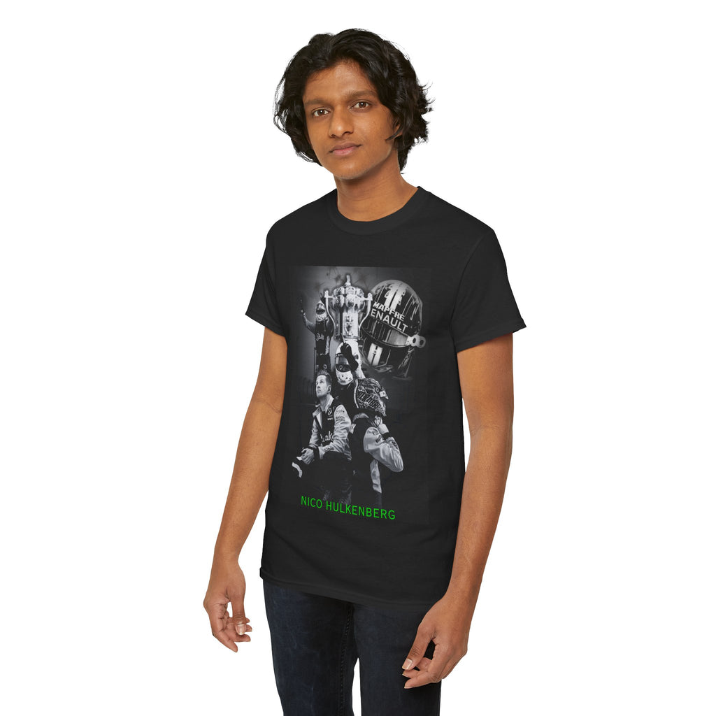 Nico Hulkenberg Black and White T-Shirt