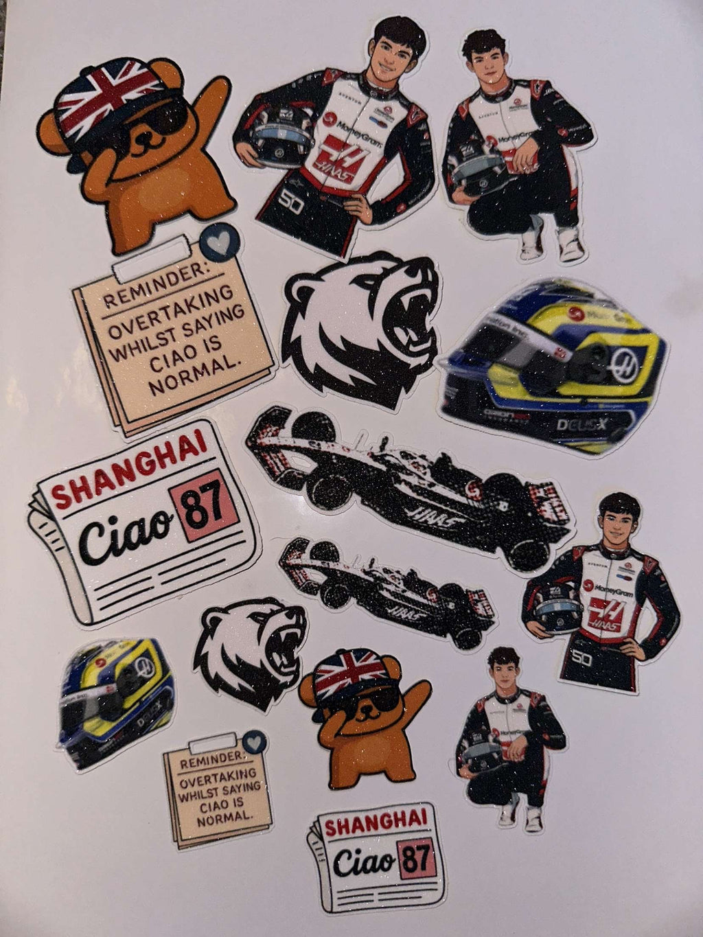 Ollie Bearman Stickers