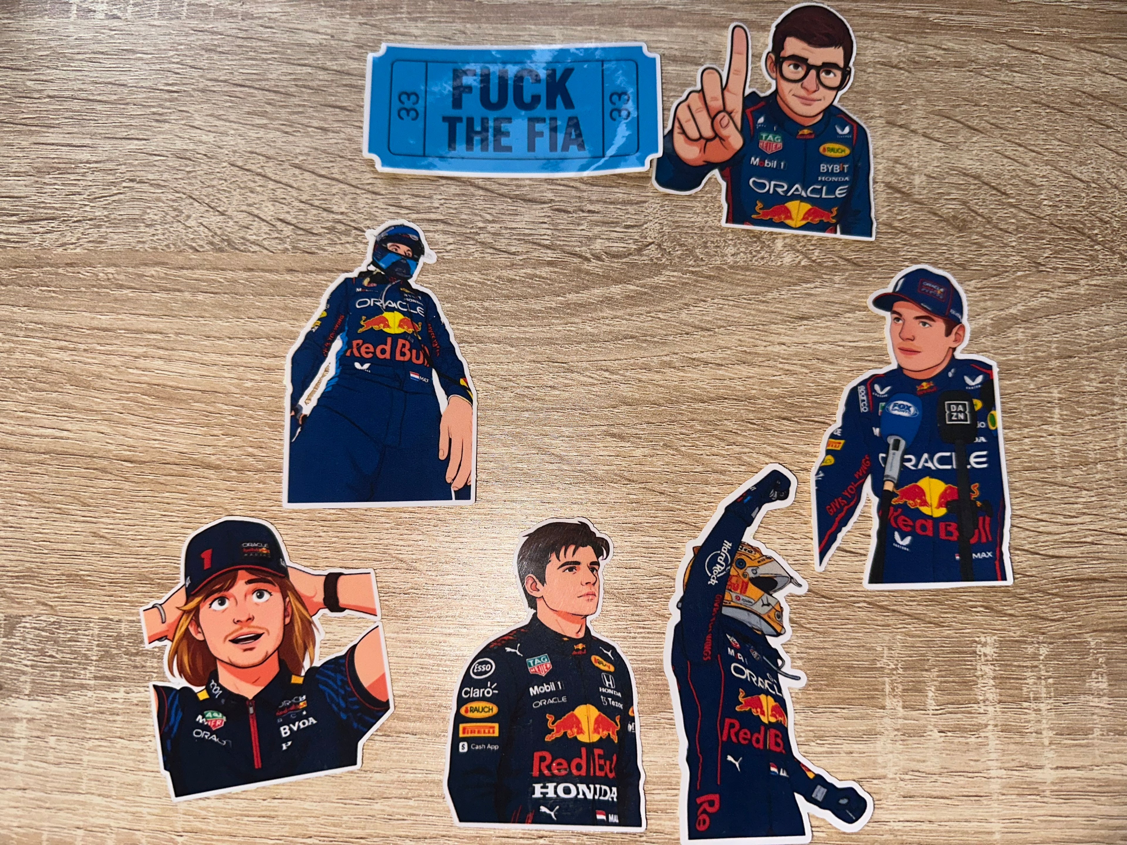 Max Verstappen Stickers