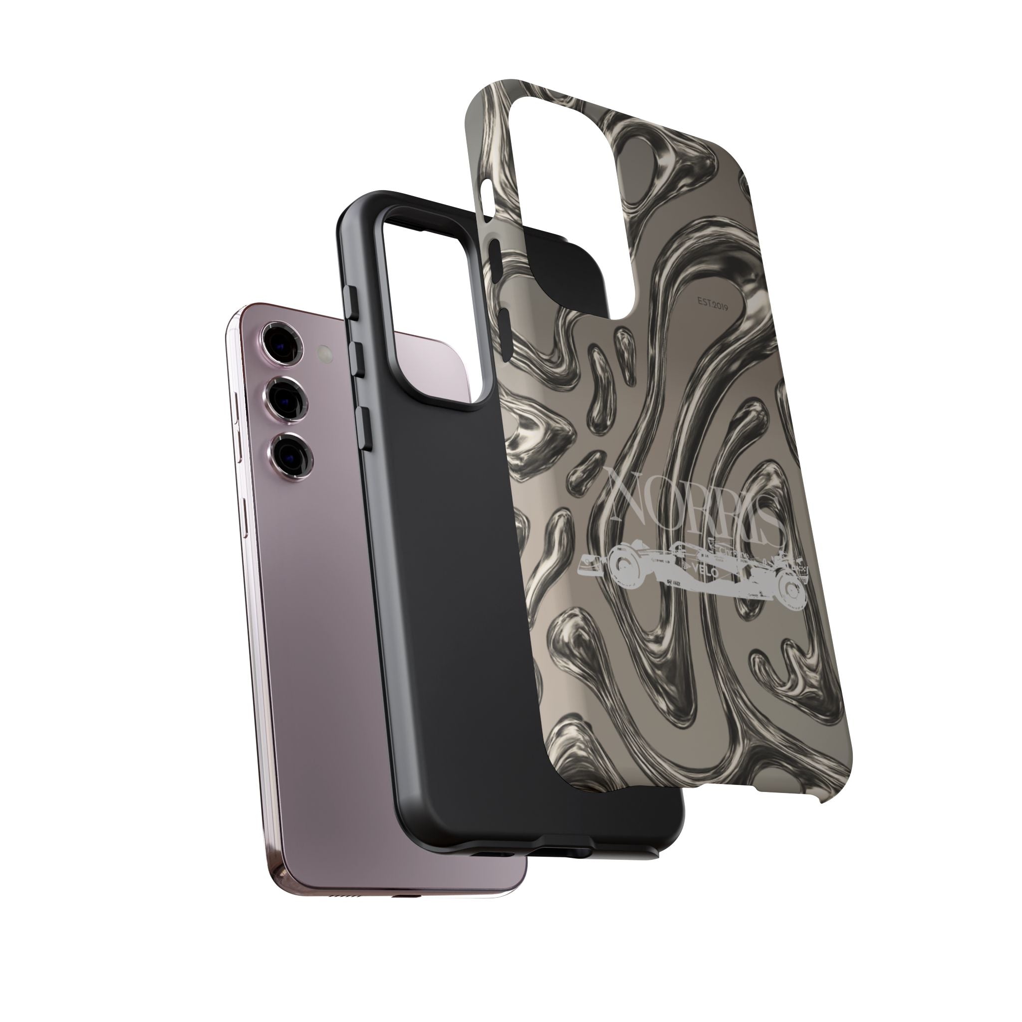 Lando Norris Chrome Phone Case (Glossy and Matte)