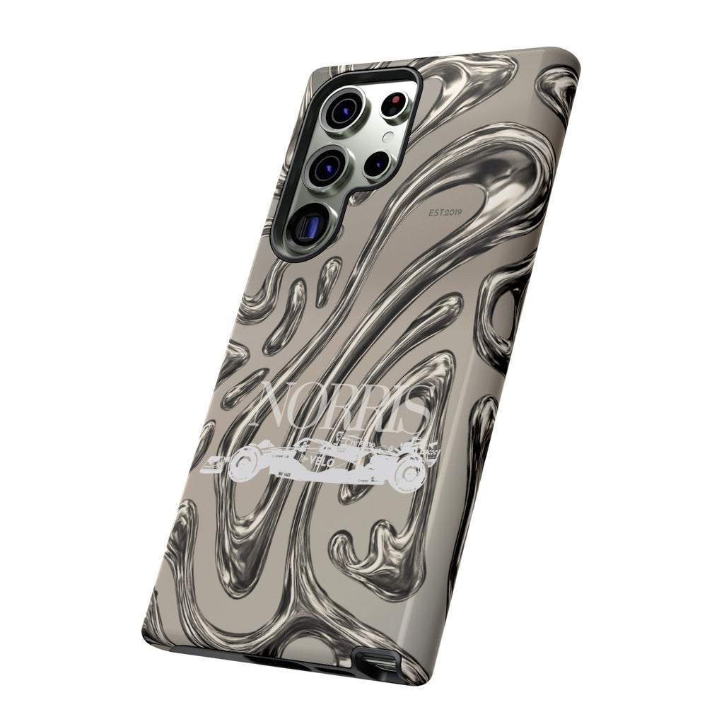 Lando Norris Chrome Phone Case (Glossy and Matte)