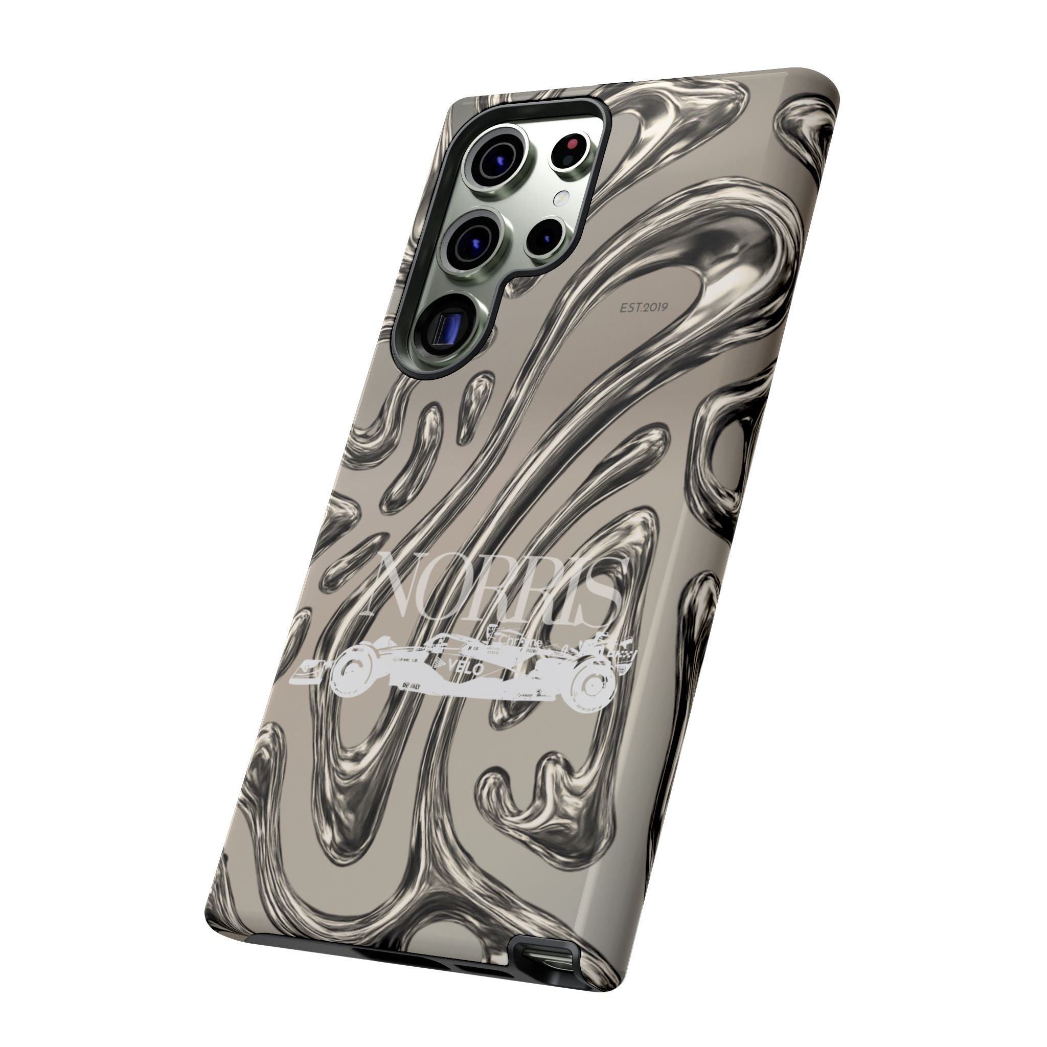 Lando Norris Chrome Phone Case (Glossy and Matte)