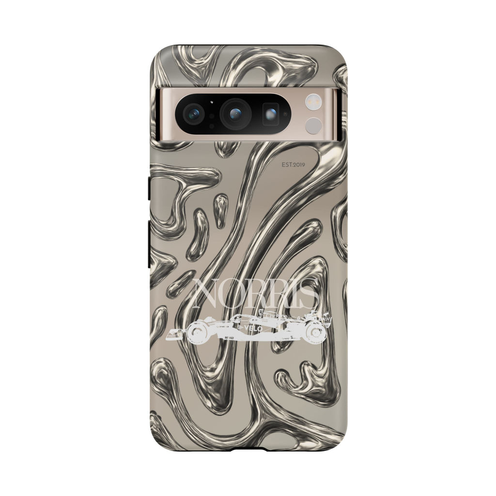 Lando Norris Chrome Phone Case (Glossy and Matte)
