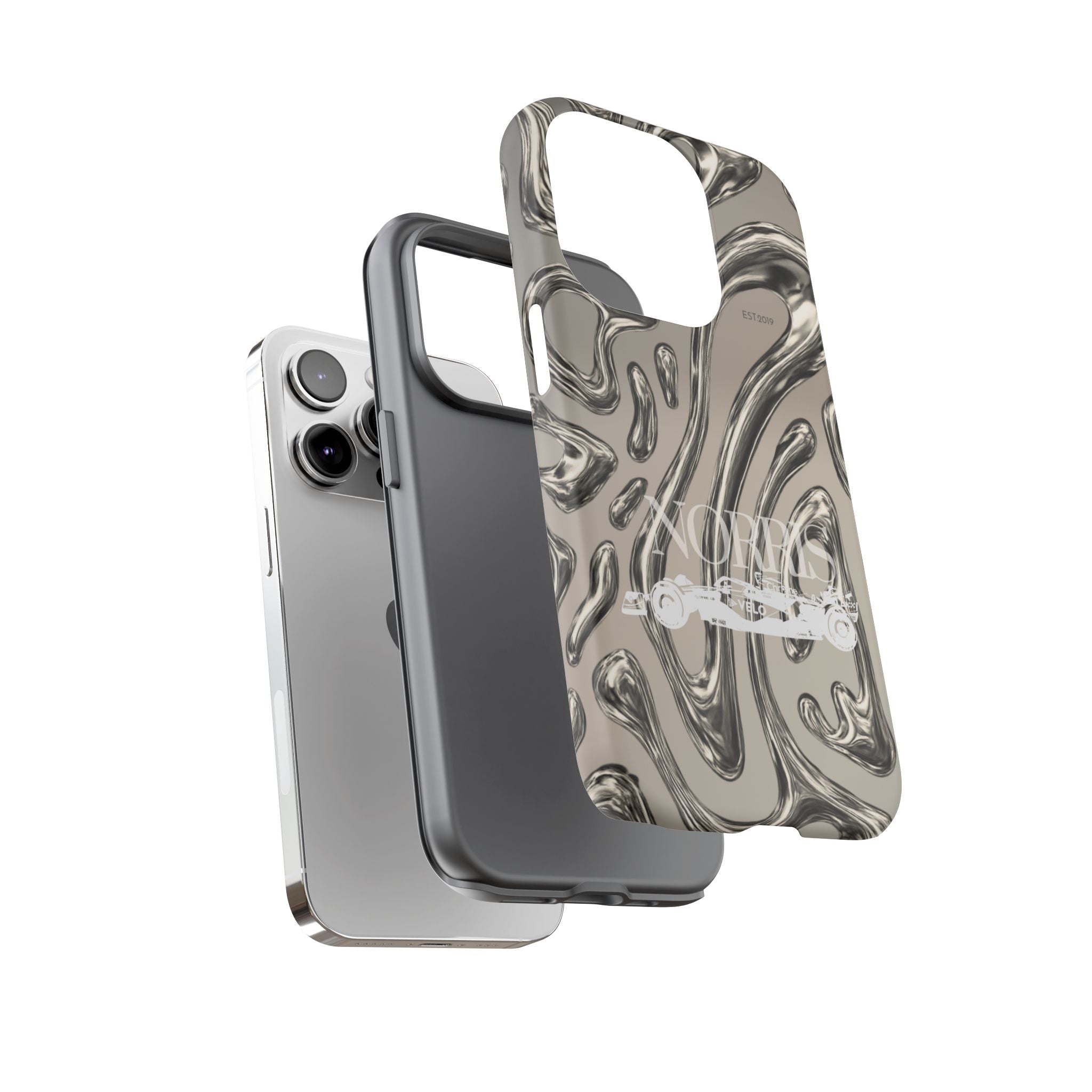 Lando Norris Chrome Phone Case (Glossy and Matte)