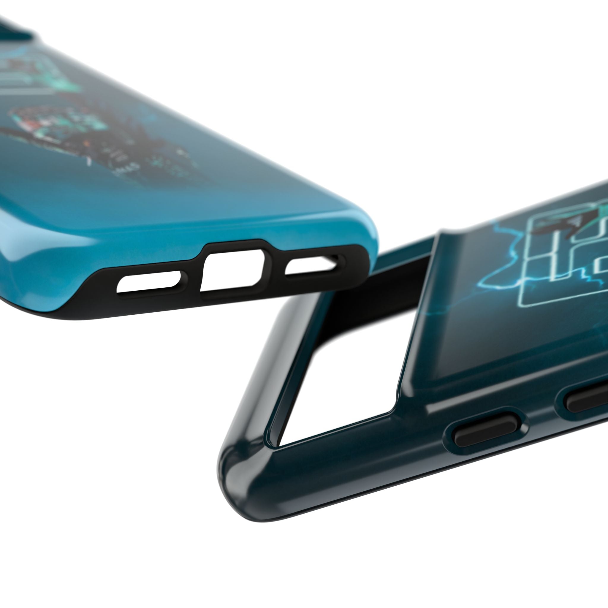 George Russell Blue Electric Phone Case (Glossy and Matte)