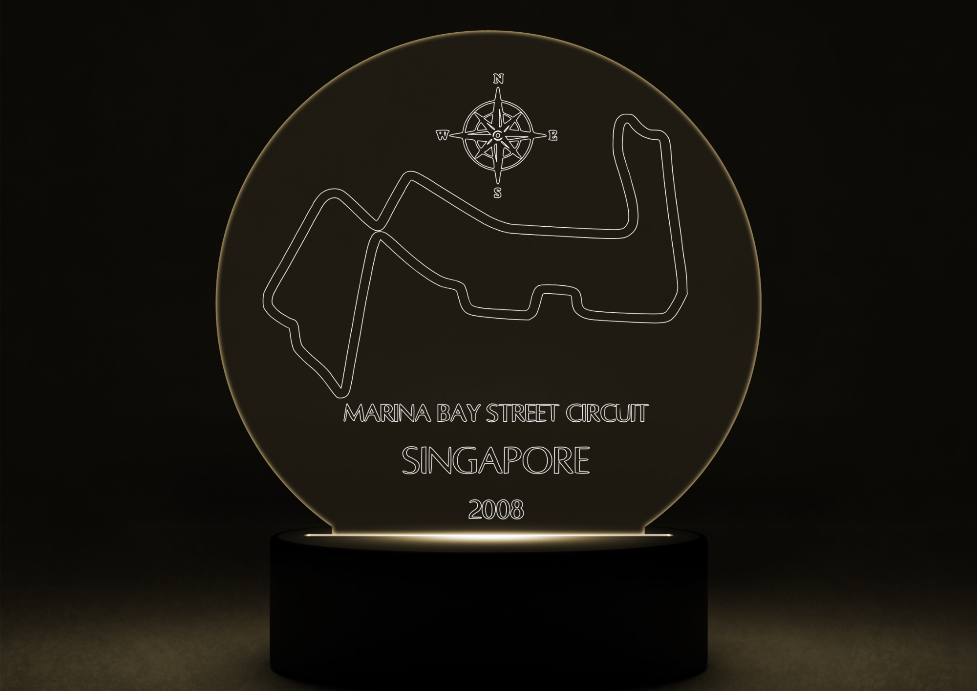 Circuit LED Night Light with Base