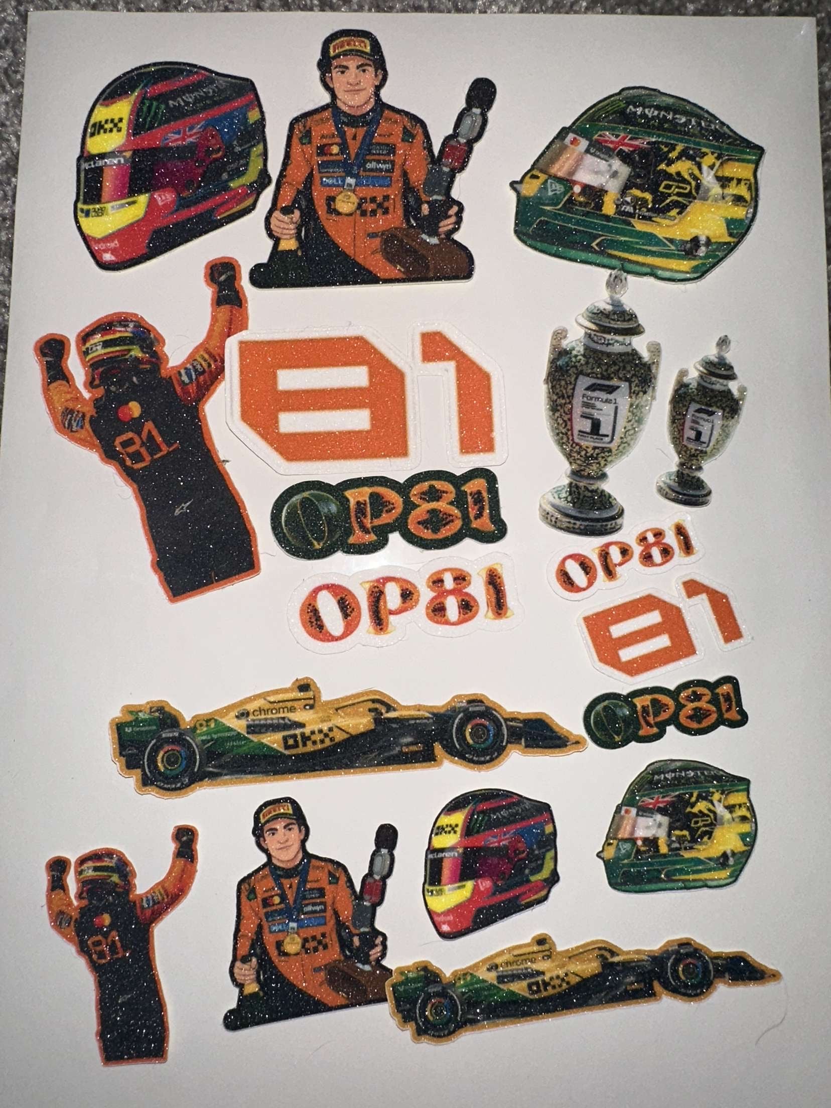 Oscar Piastri Stickers