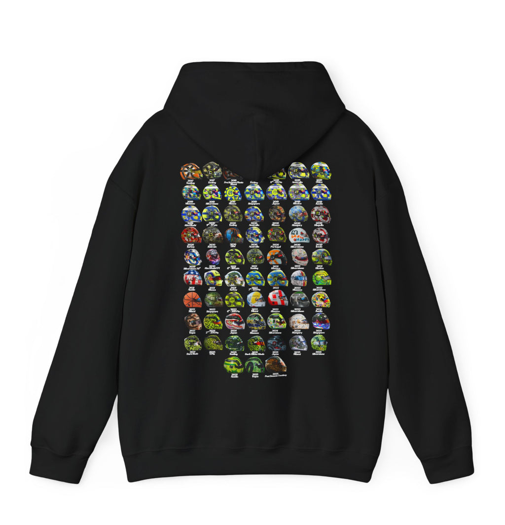 Lando Norris Hoodie - Every Helmet In His F1 Career
