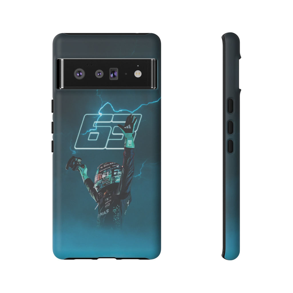 George Russell Blue Electric Phone Case (Glossy and Matte)