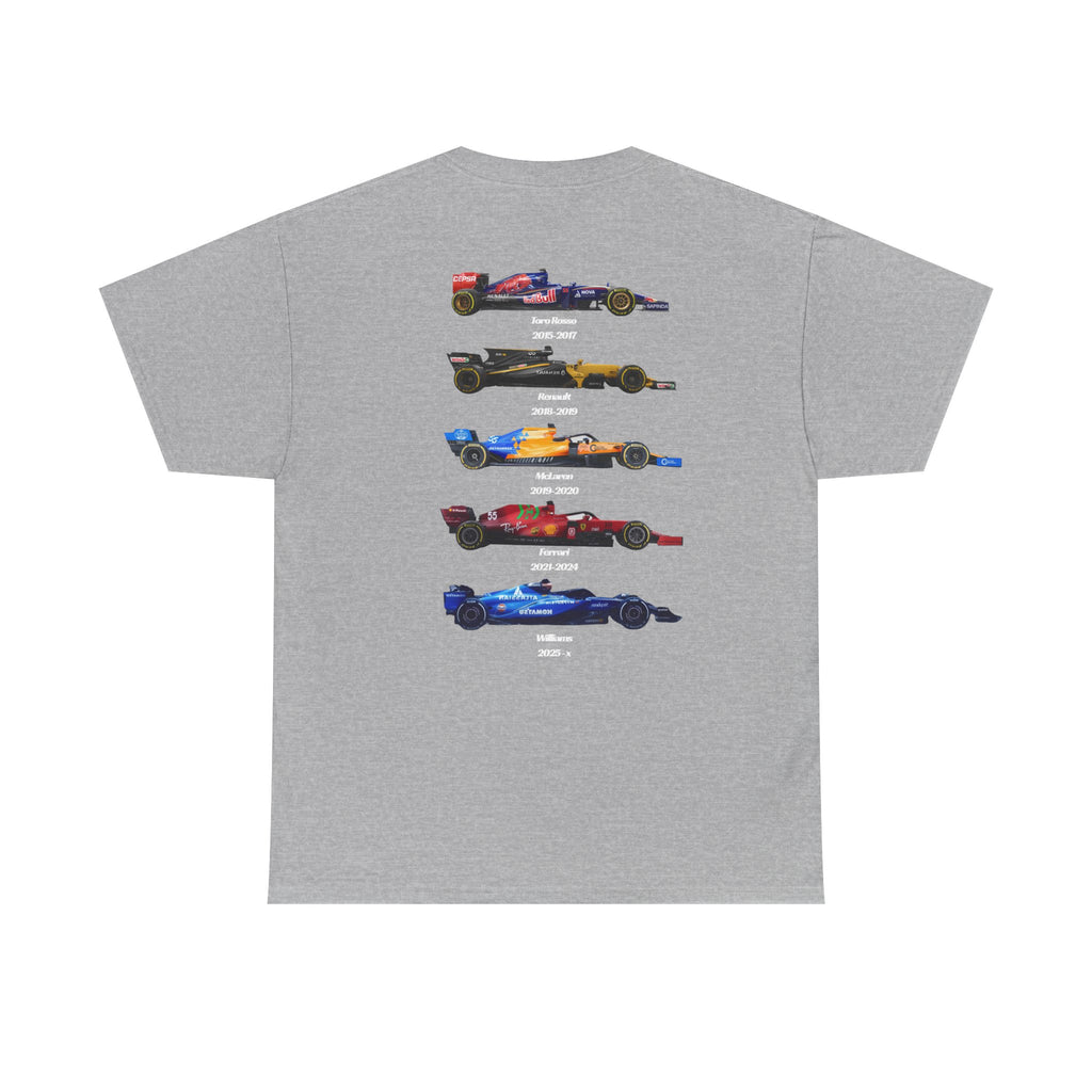 Carlos Sainz Cotton T-Shirt - F1 Career Teams