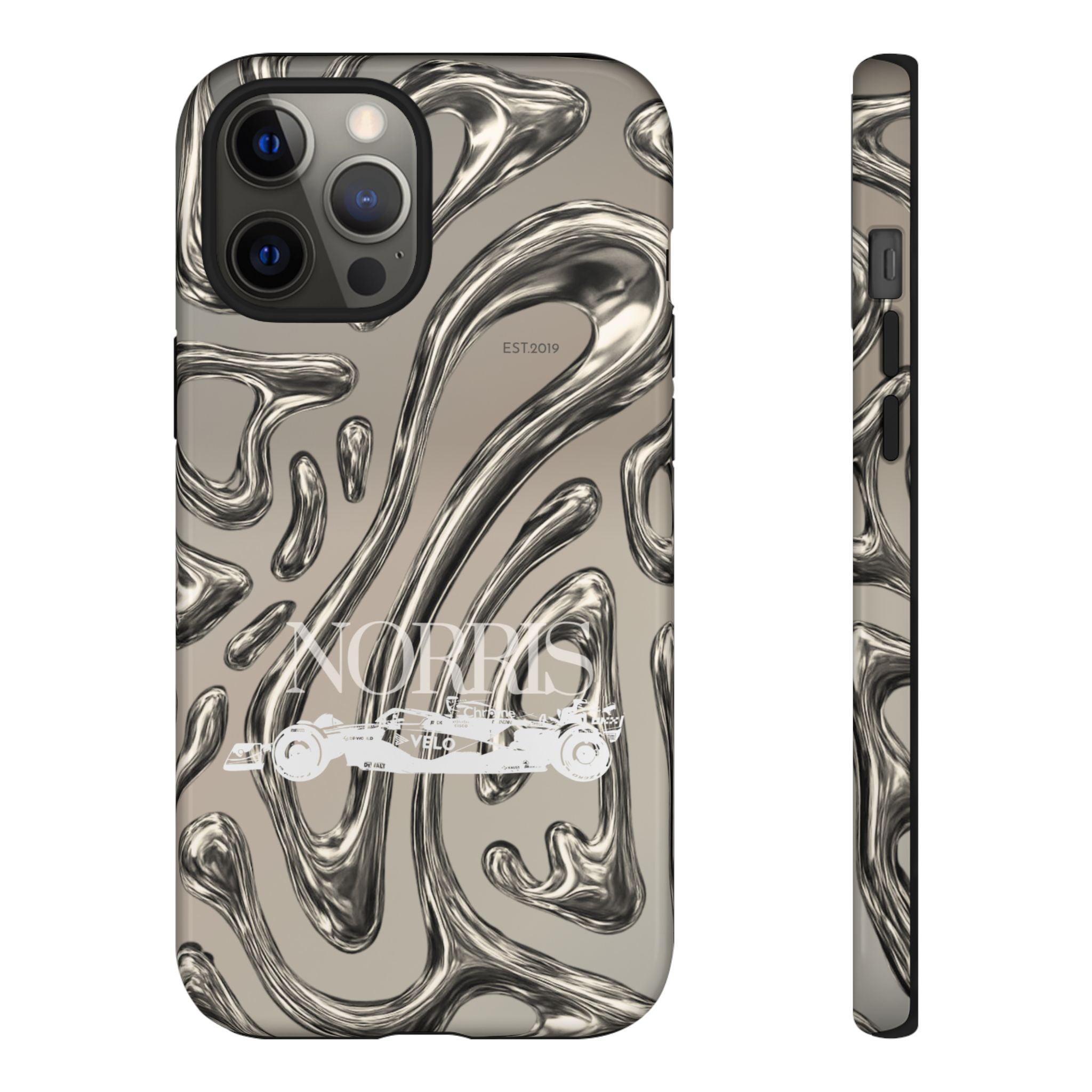Lando Norris Chrome Phone Case (Glossy and Matte)