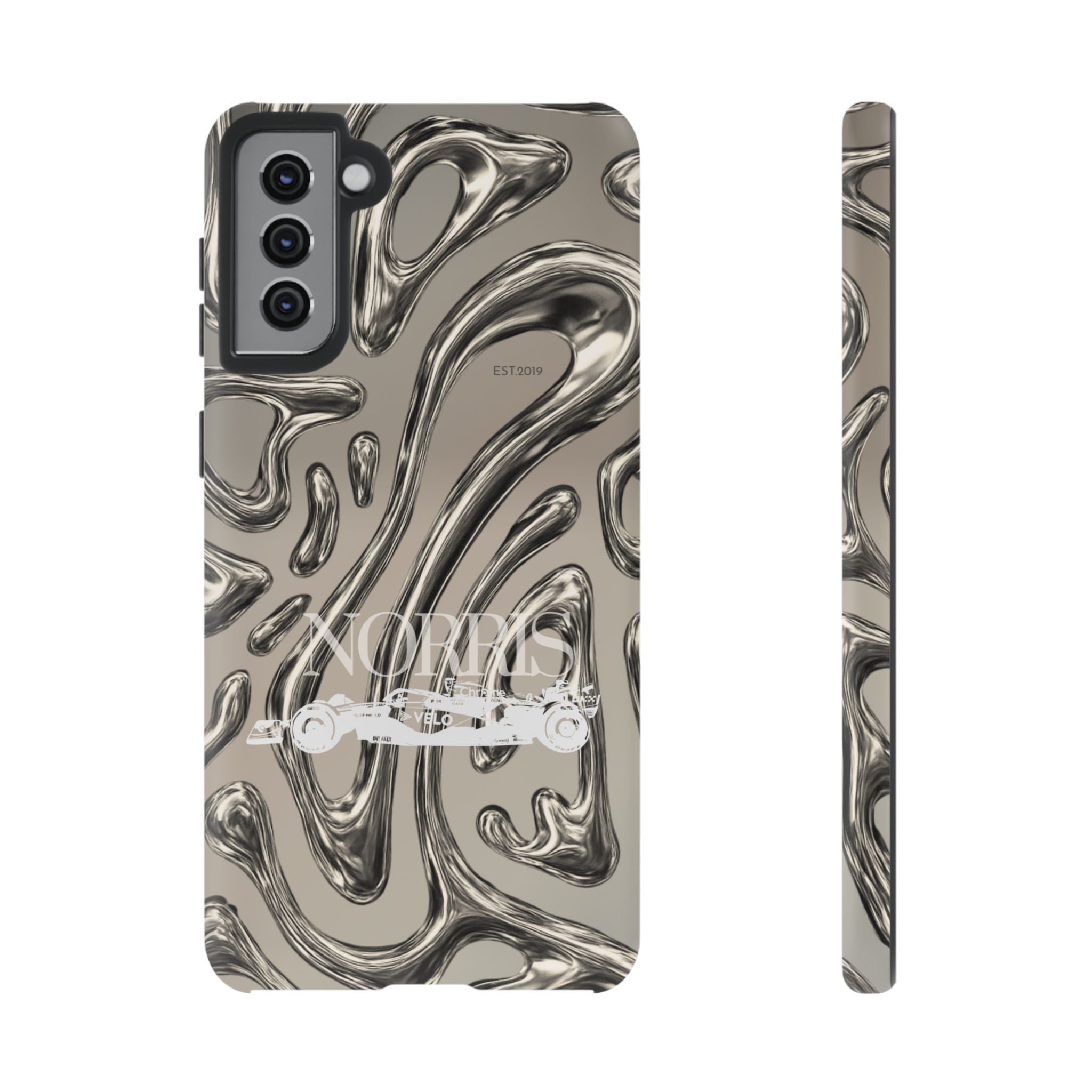 Lando Norris Chrome Phone Case (Glossy and Matte)