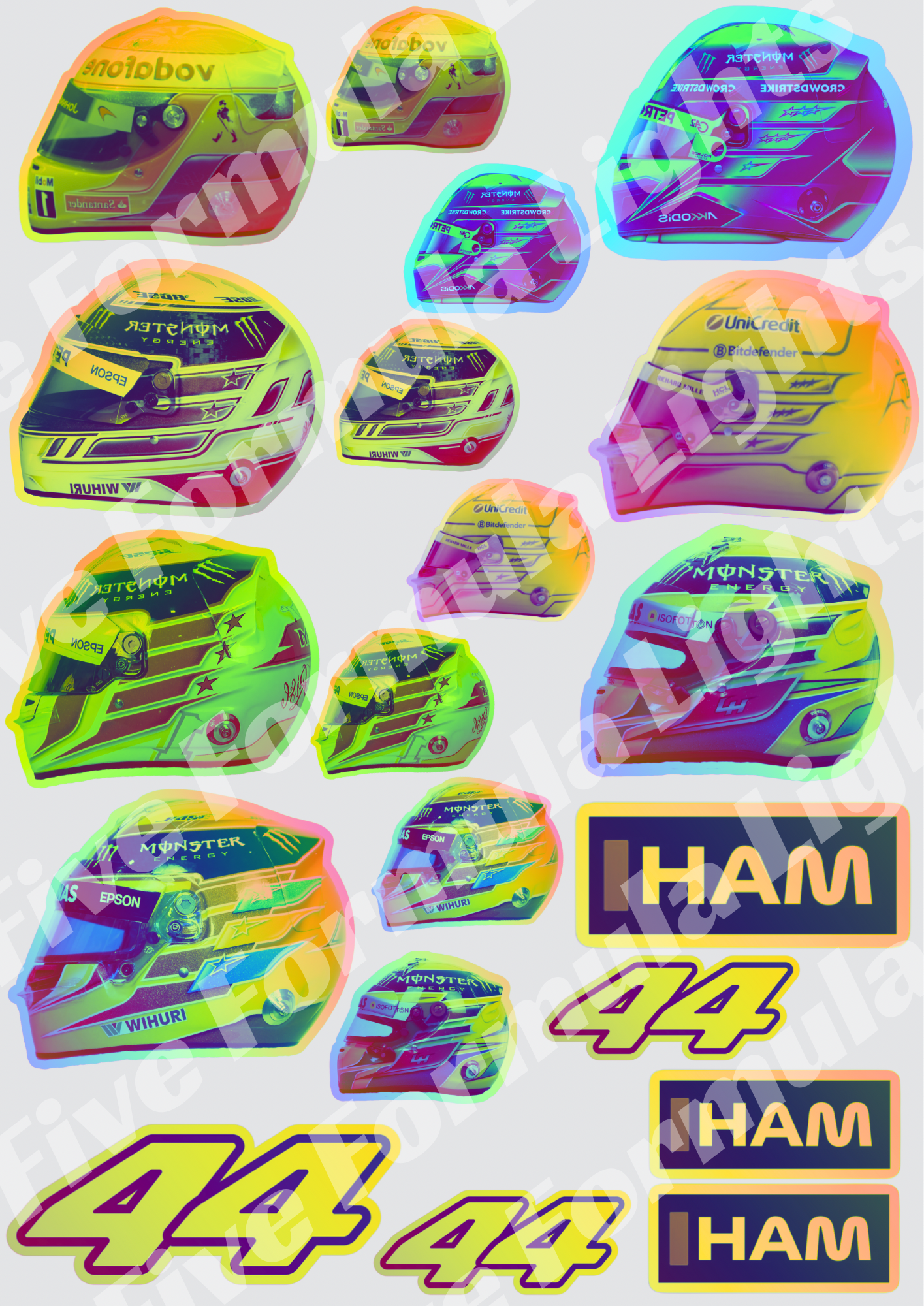 Lewis Hamilton Stickers