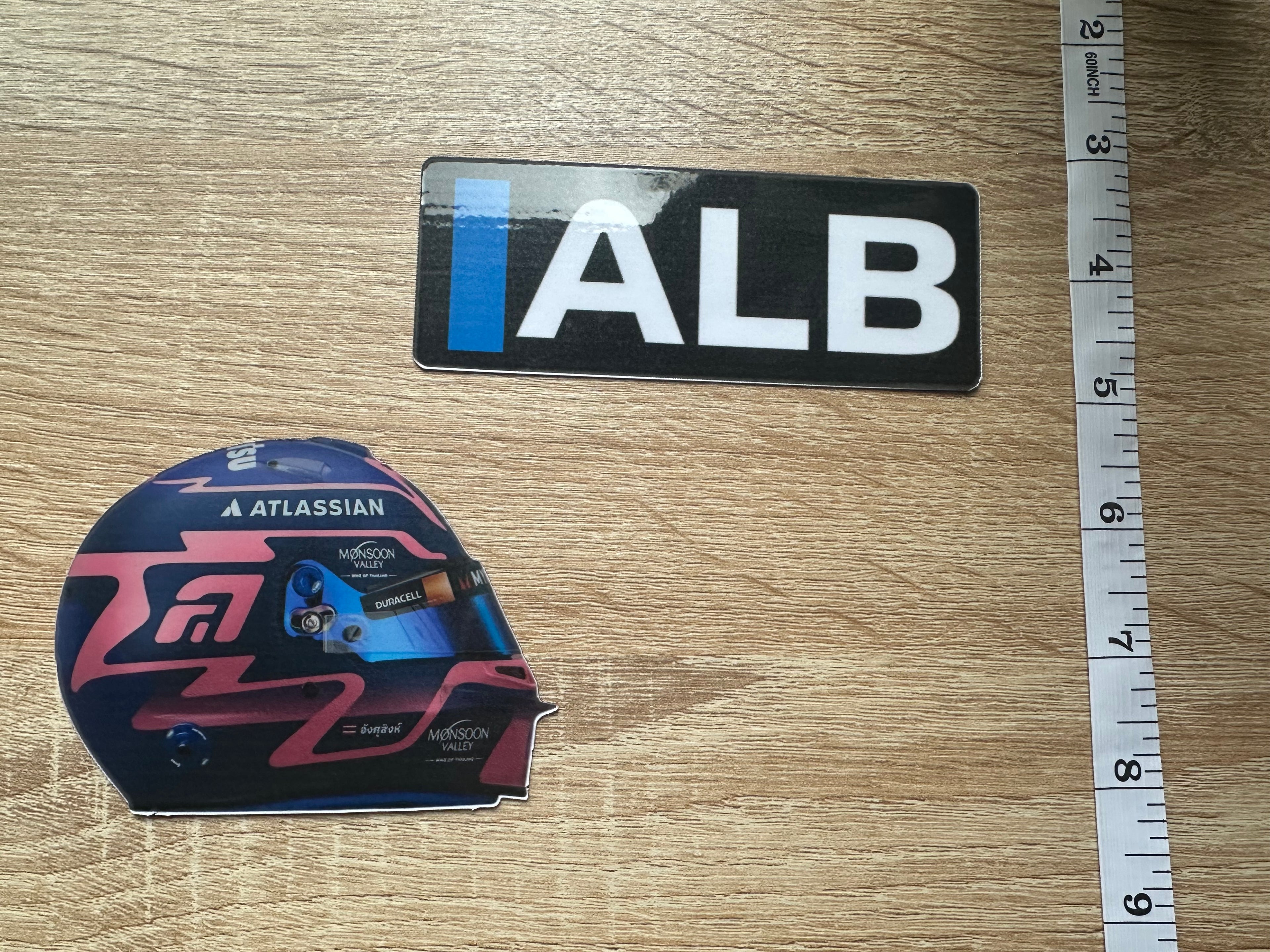 Driver Helmet Laminate Magnets
