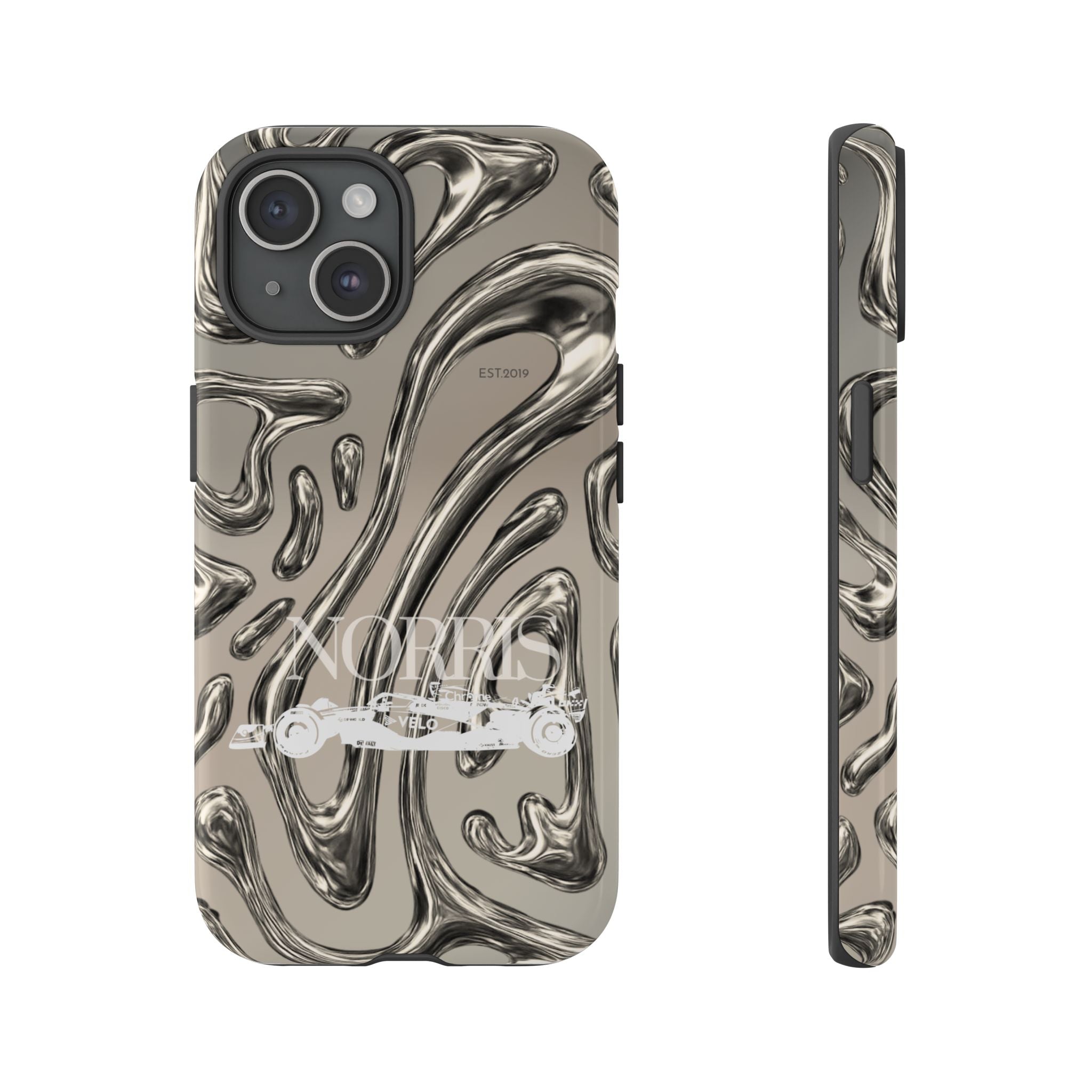Lando Norris Chrome Phone Case (Glossy and Matte)