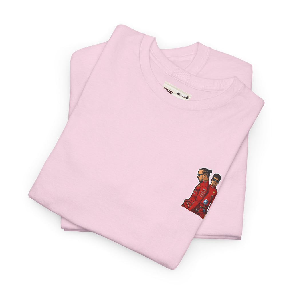 Charles Leclerc + Lewis Hamilton Cotton T-Shirt