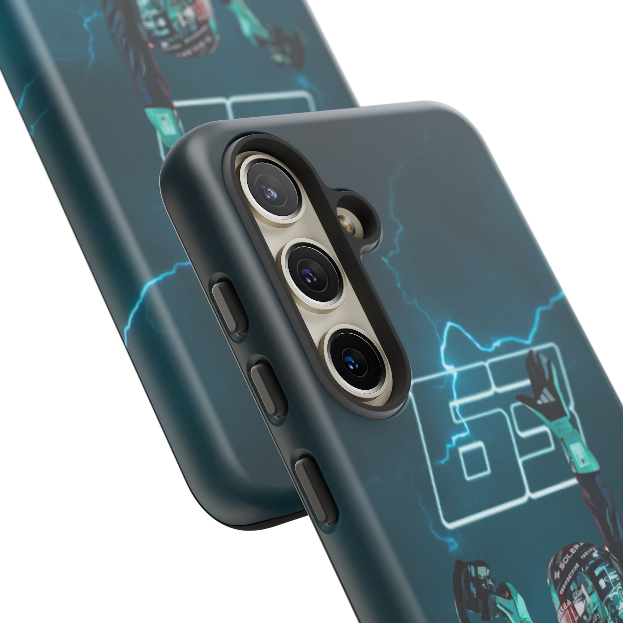 George Russell Blue Electric Phone Case (Glossy and Matte)