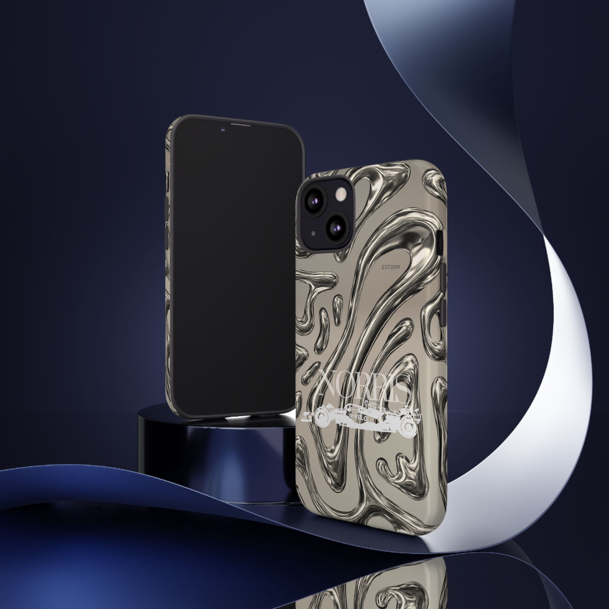 Lando Norris Chrome Phone Case (Glossy and Matte)