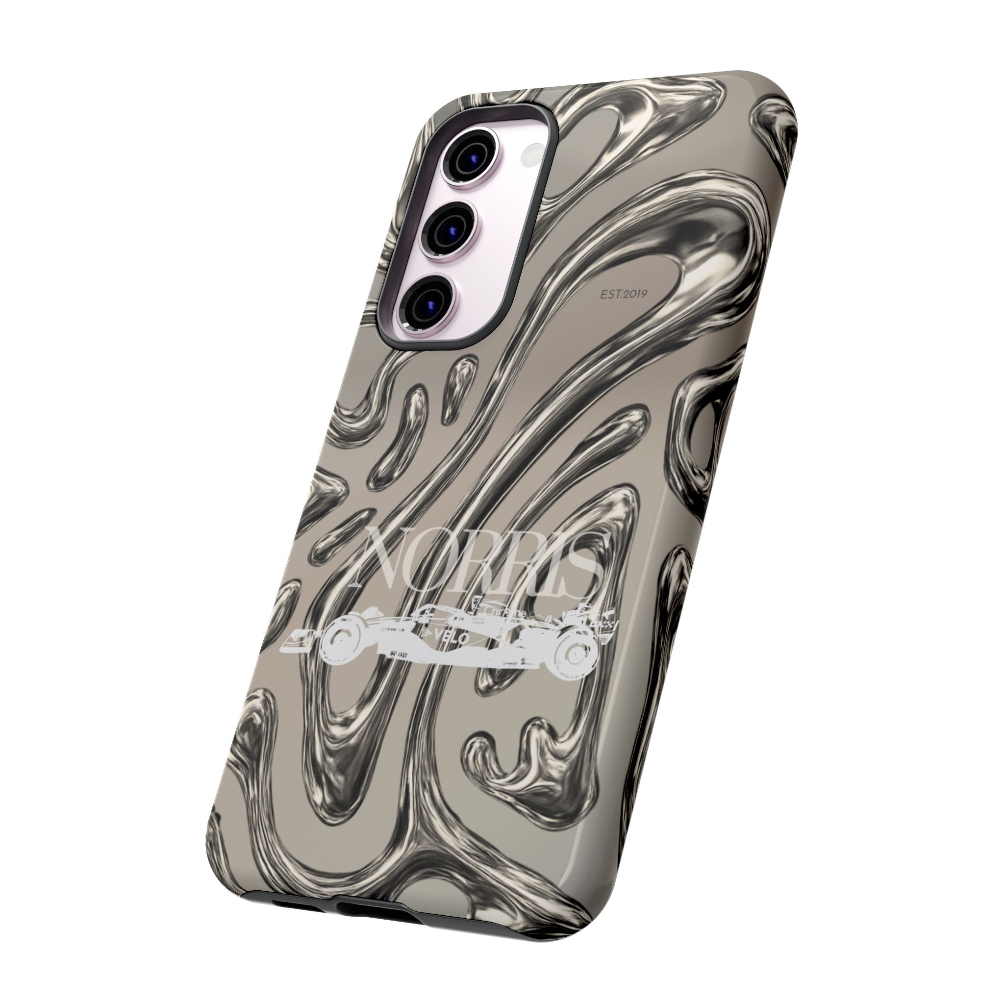 Lando Norris Chrome Phone Case (Glossy and Matte)