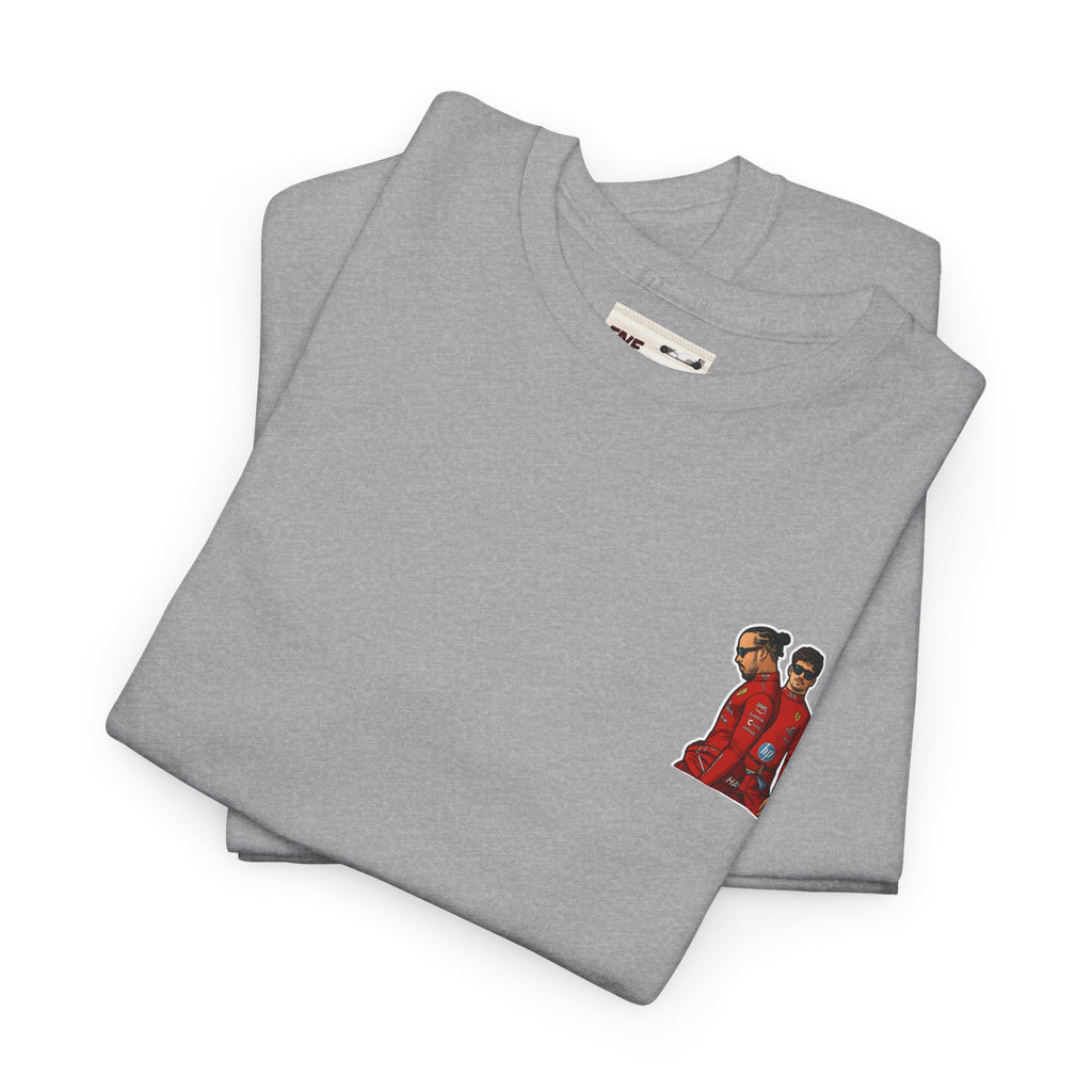 Charles Leclerc + Lewis Hamilton Cotton T-Shirt