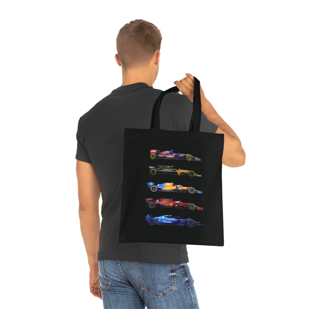 Carlos Sainz Tote Bag - Teams Throughout His F1 Career