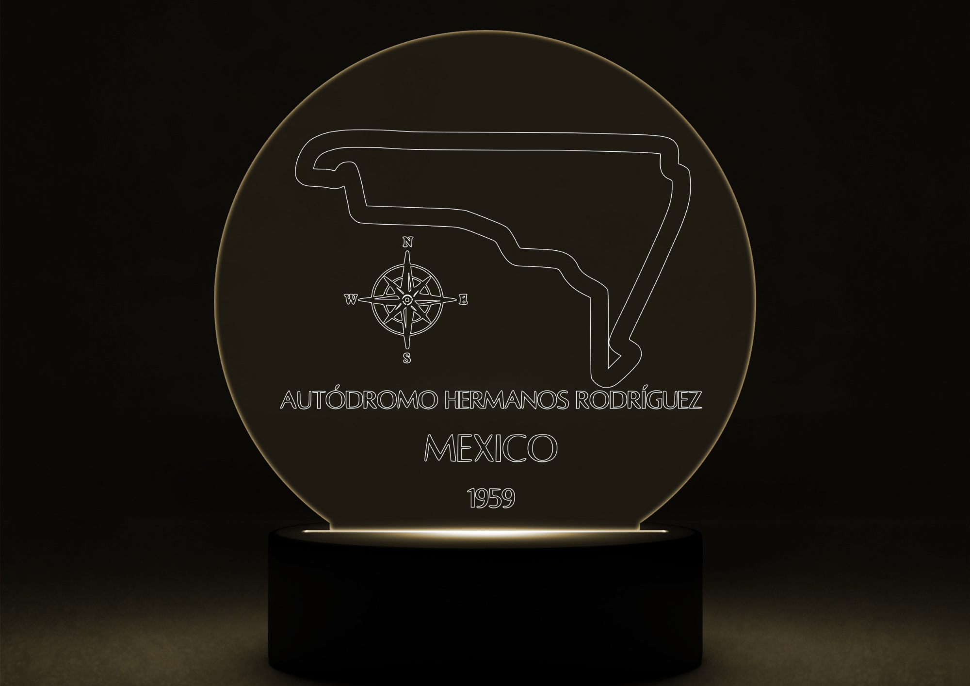 Circuit LED Night Light with Base