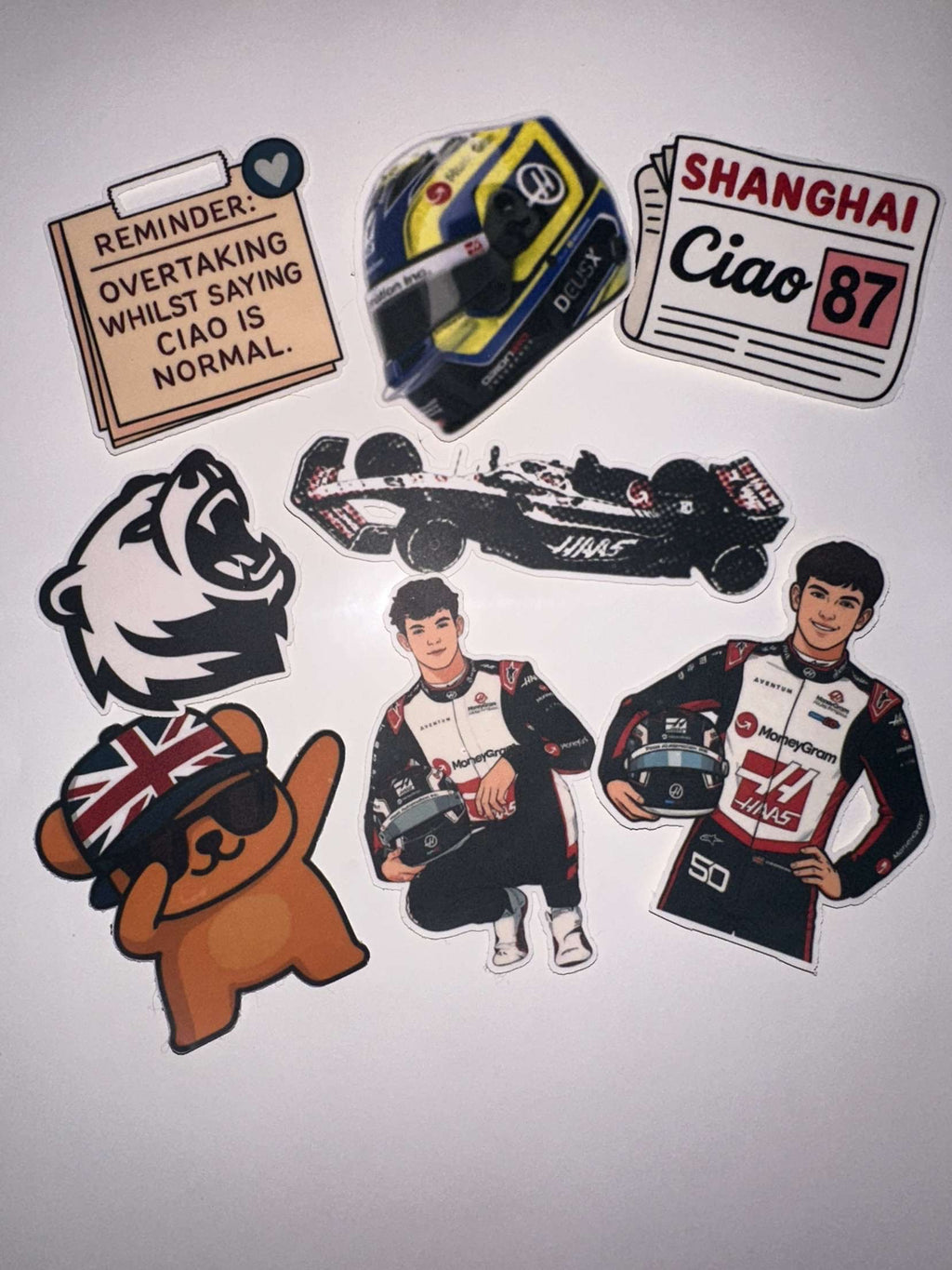 Ollie Bearman Stickers