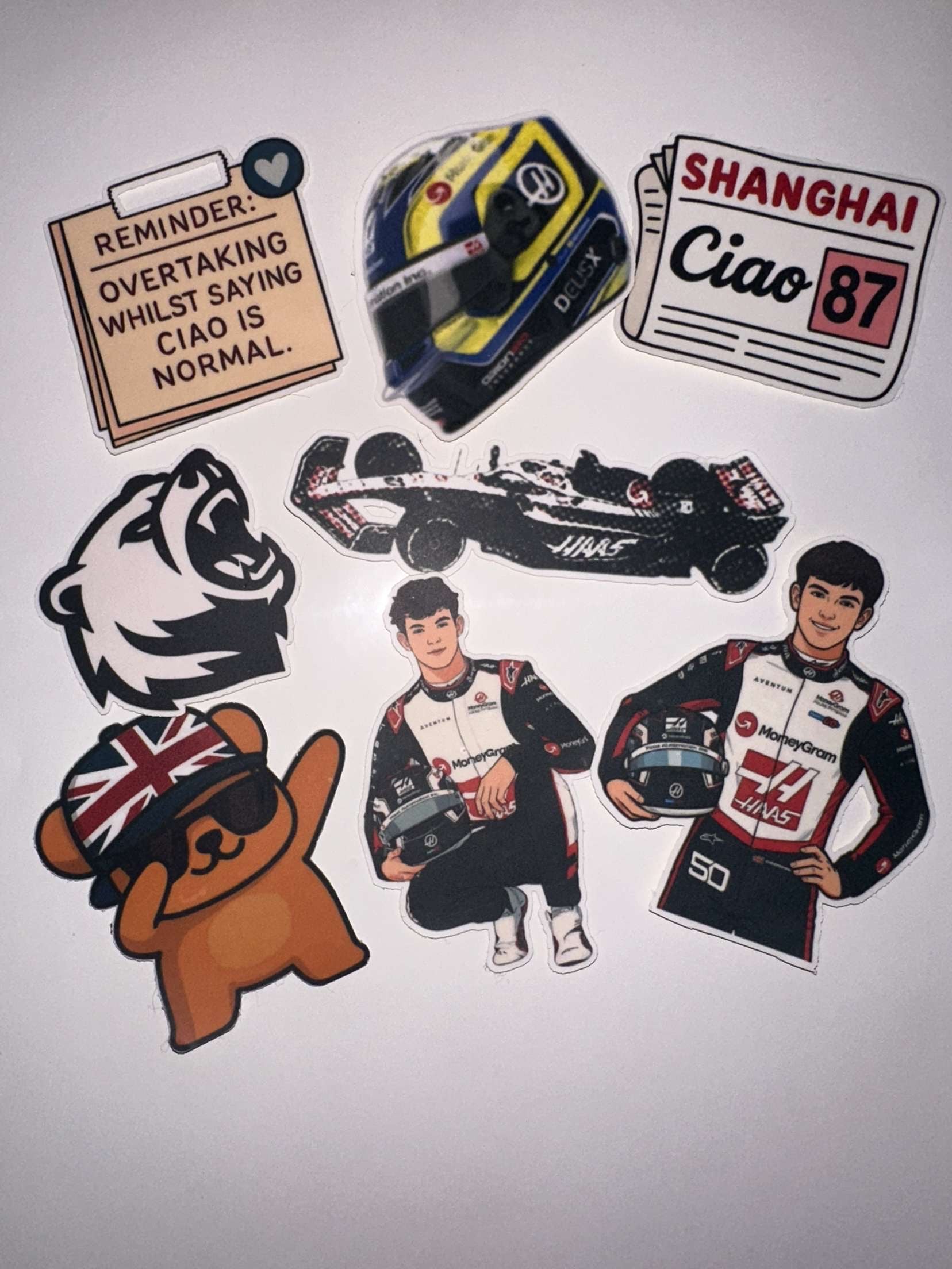 Ollie Bearman Stickers