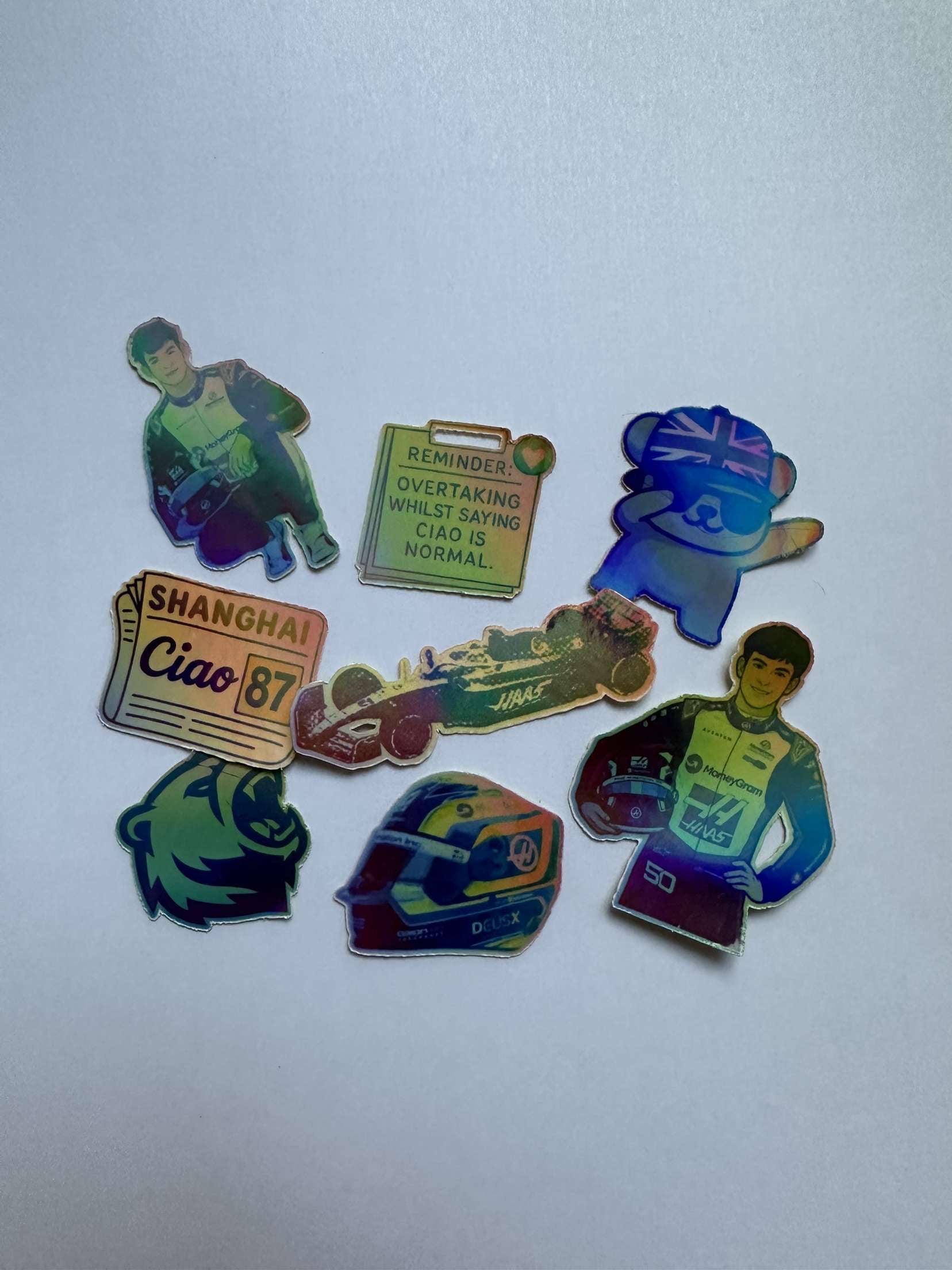 Ollie Bearman Stickers
