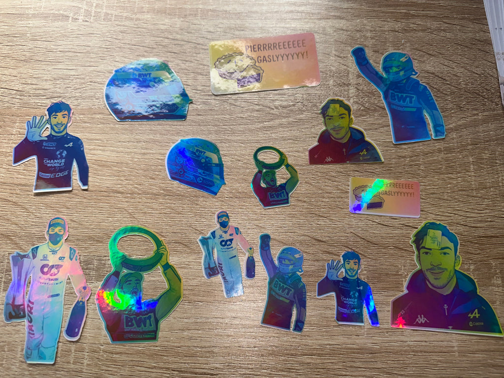 Pierre Gasly Stickers