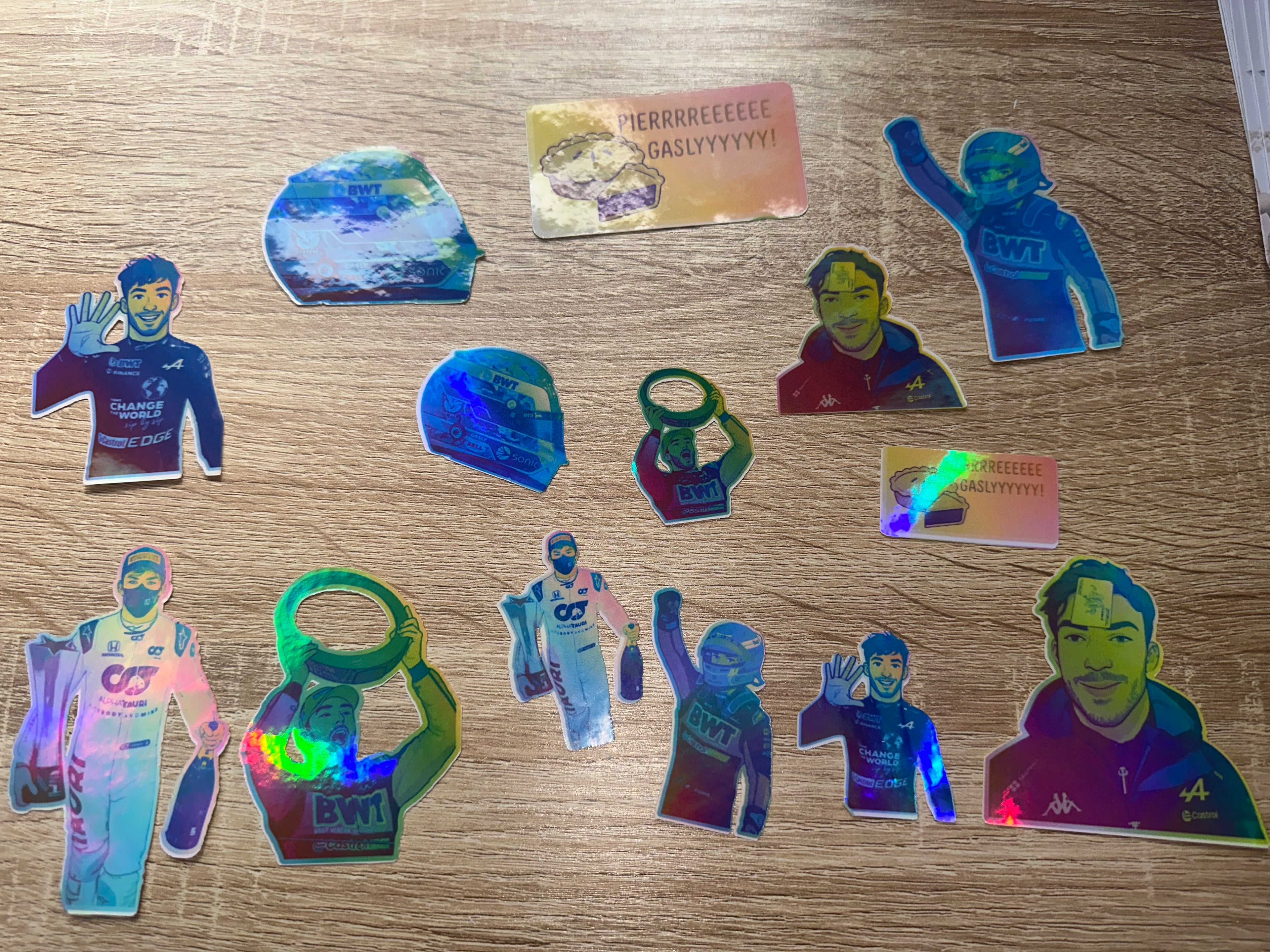 Pierre Gasly Stickers