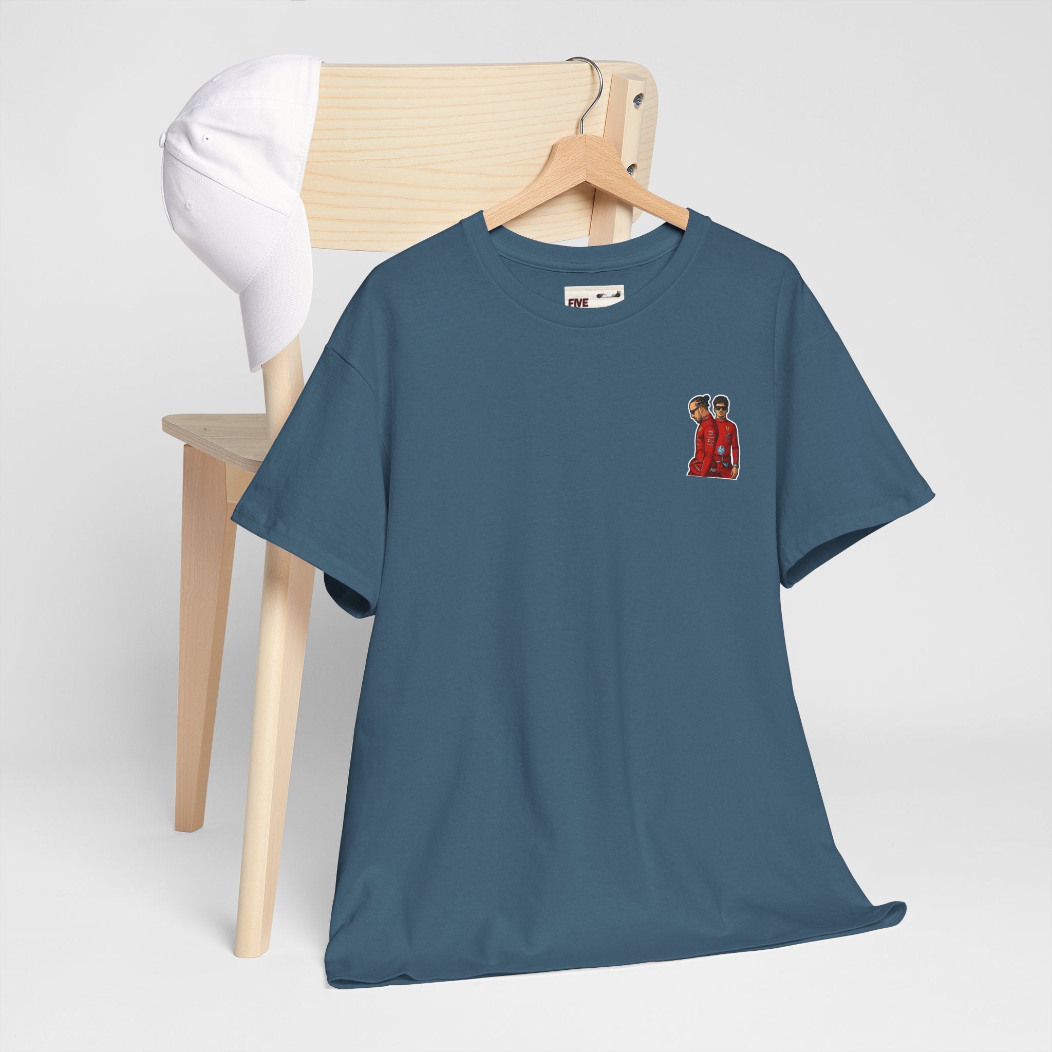 Charles Leclerc + Lewis Hamilton Cotton T-Shirt