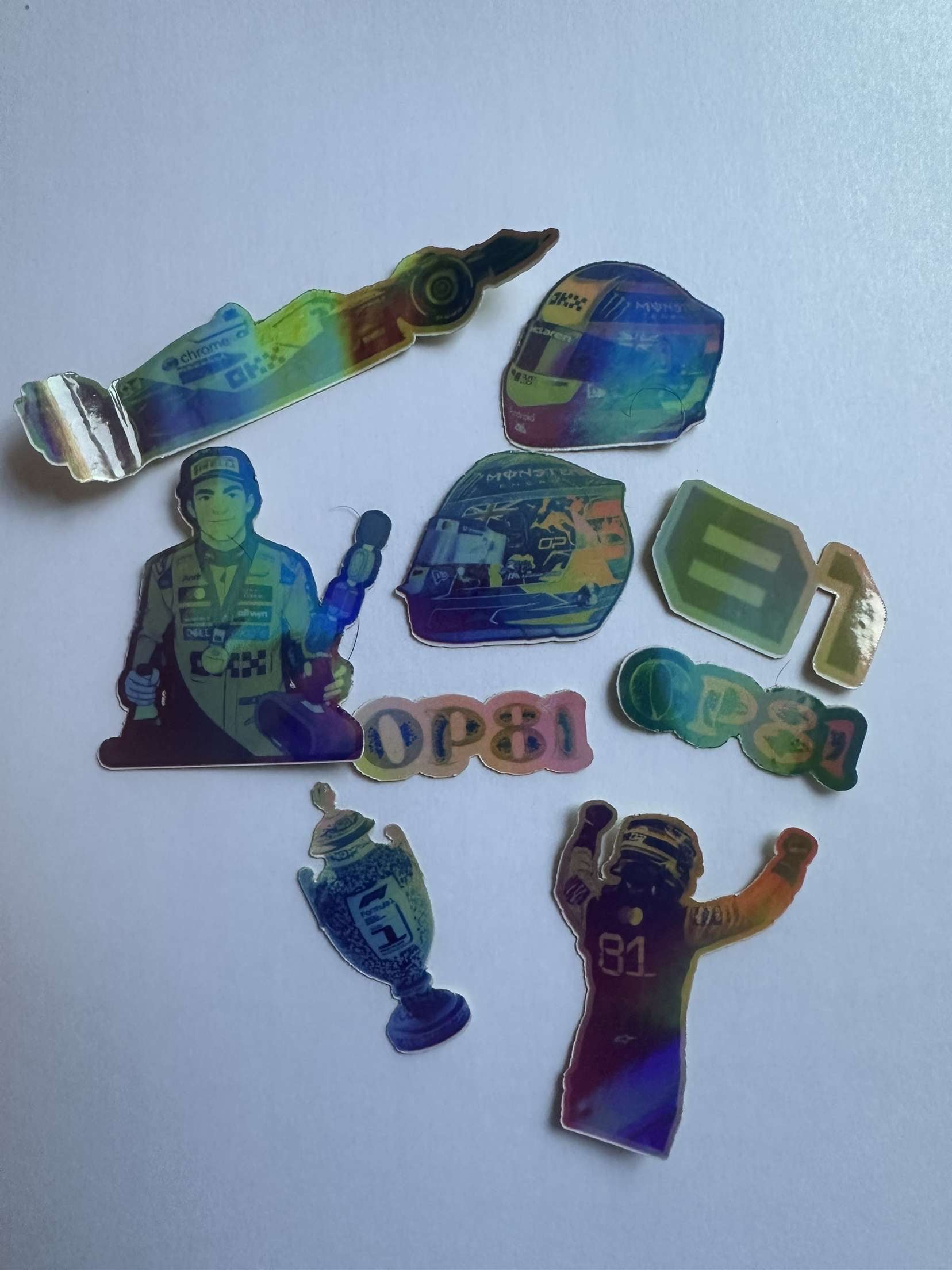 Oscar Piastri Stickers