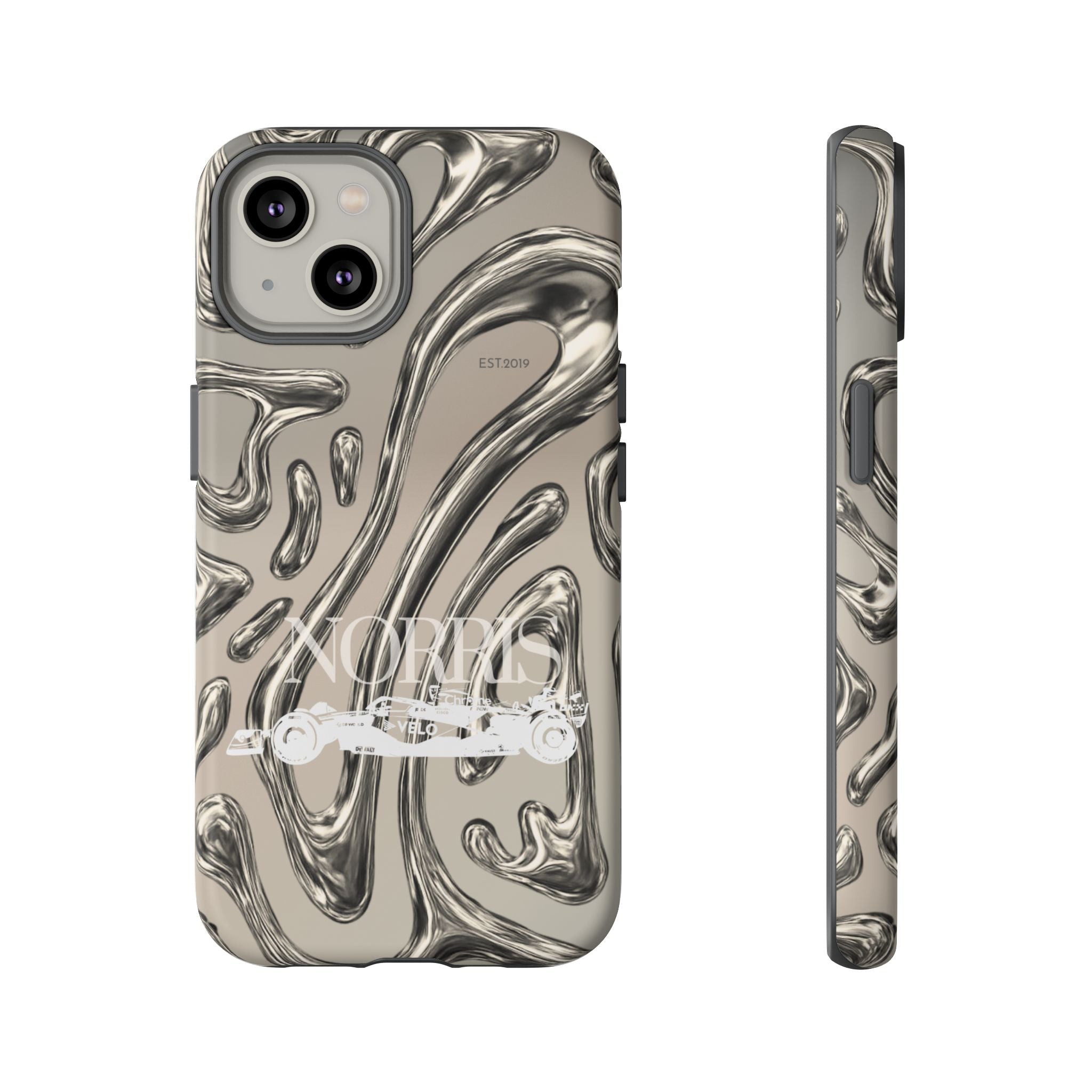 Lando Norris Chrome Phone Case (Glossy and Matte)