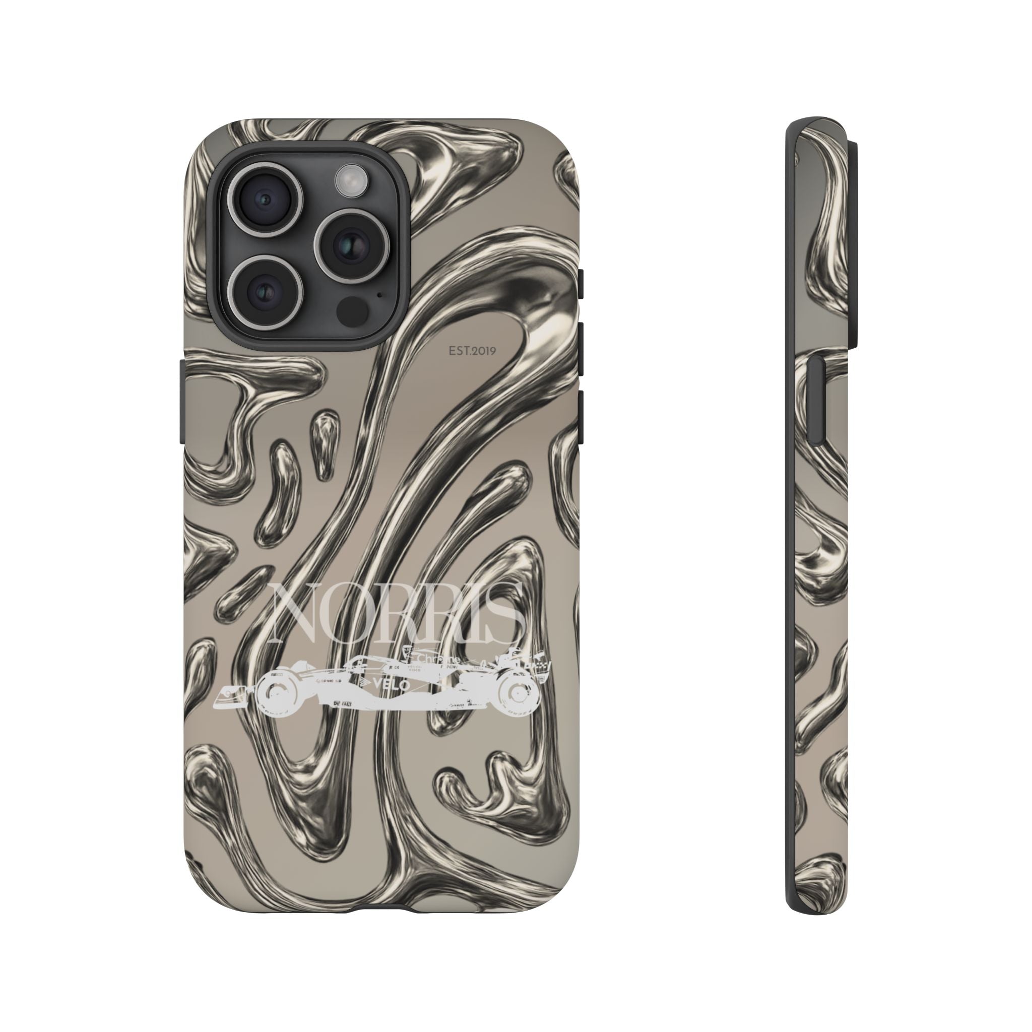 Lando Norris Chrome Phone Case (Glossy and Matte)