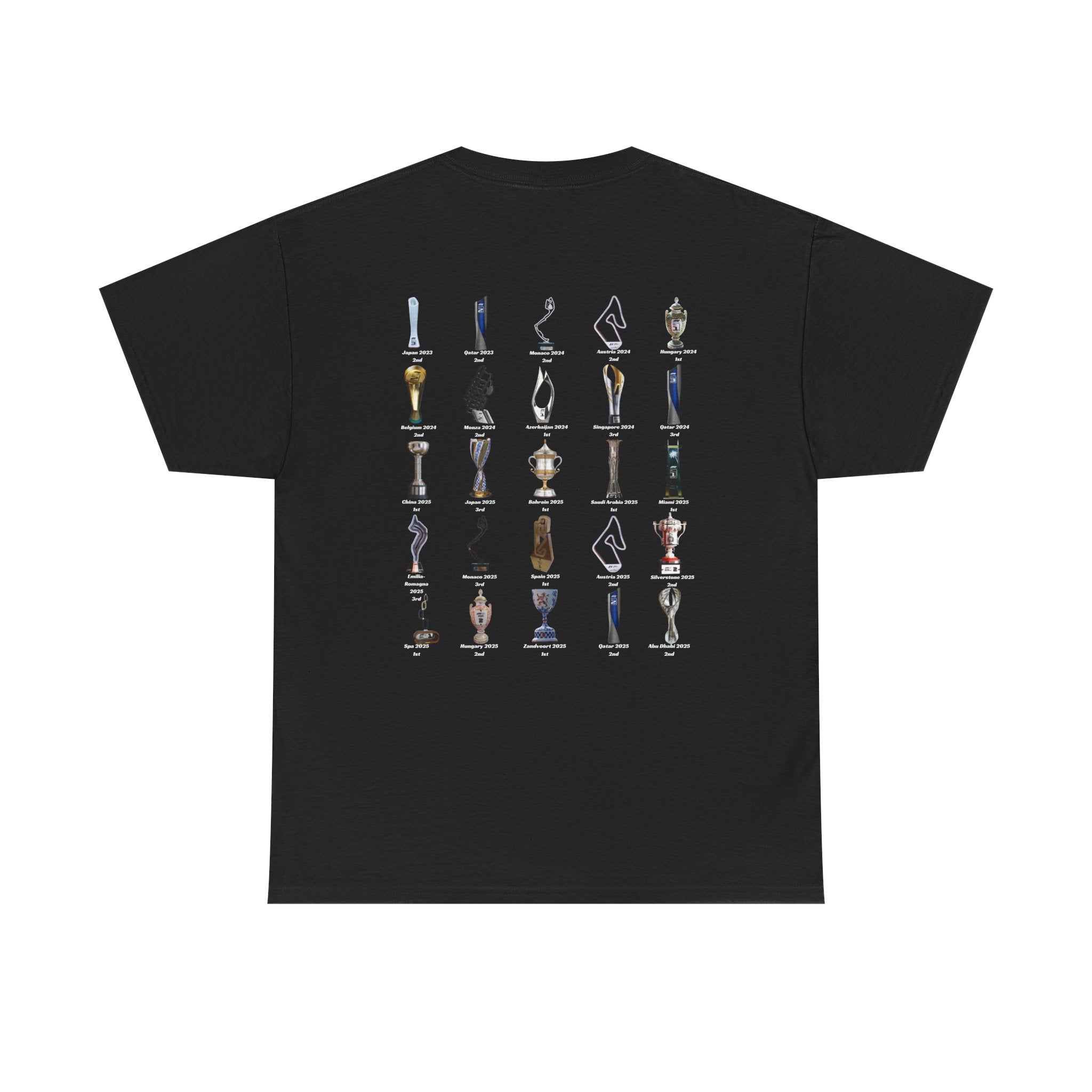 Oscar Piastri Cotton T-Shirt -  F1 Career Trophies