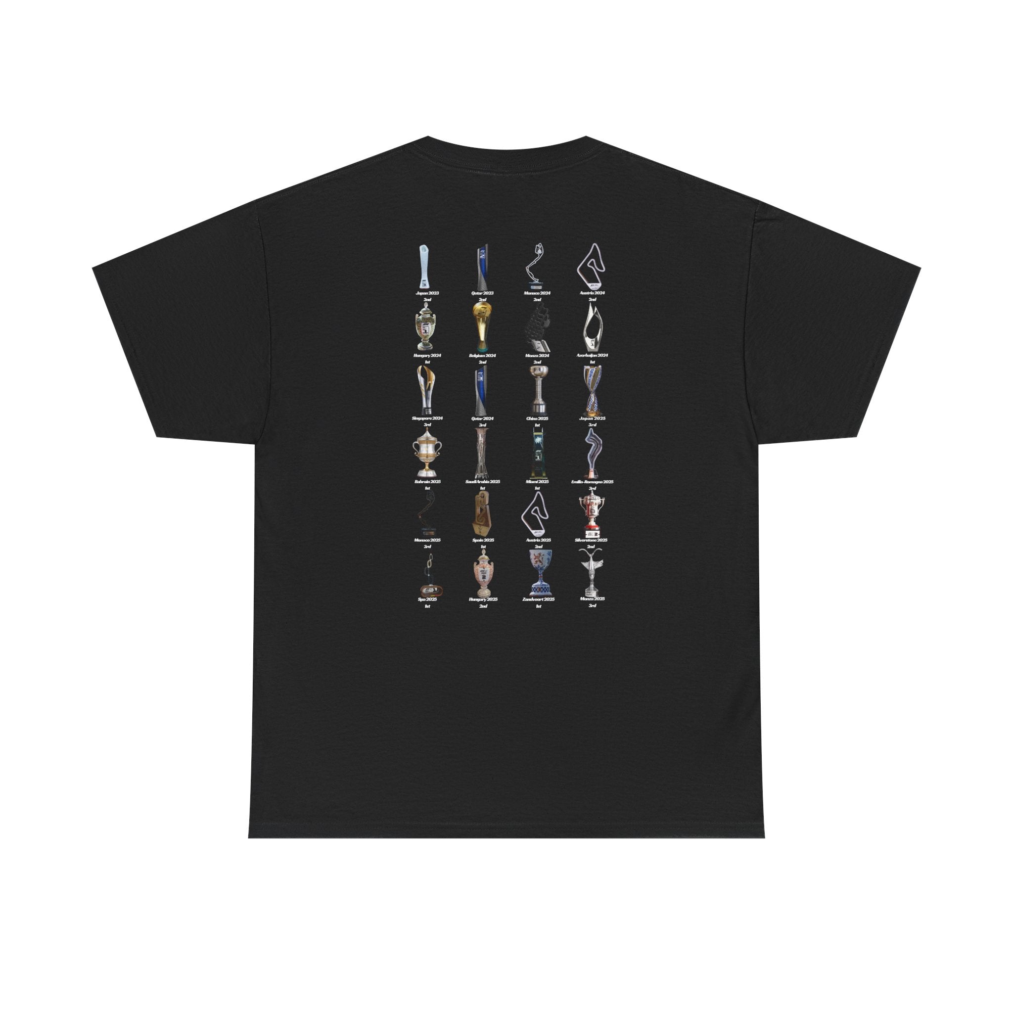 Oscar Piastri Cotton T-Shirt -  F1 Career Trophies