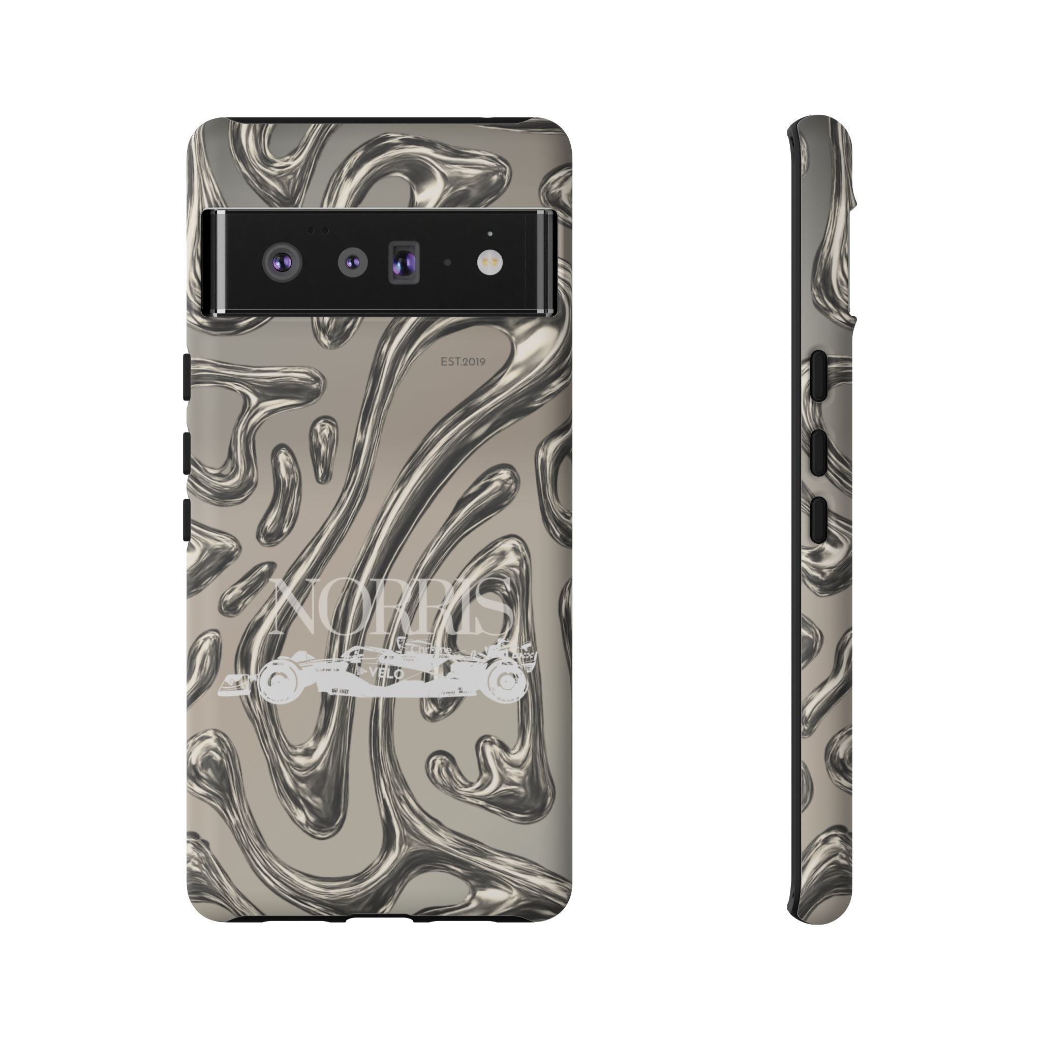 Lando Norris Chrome Phone Case (Glossy and Matte)