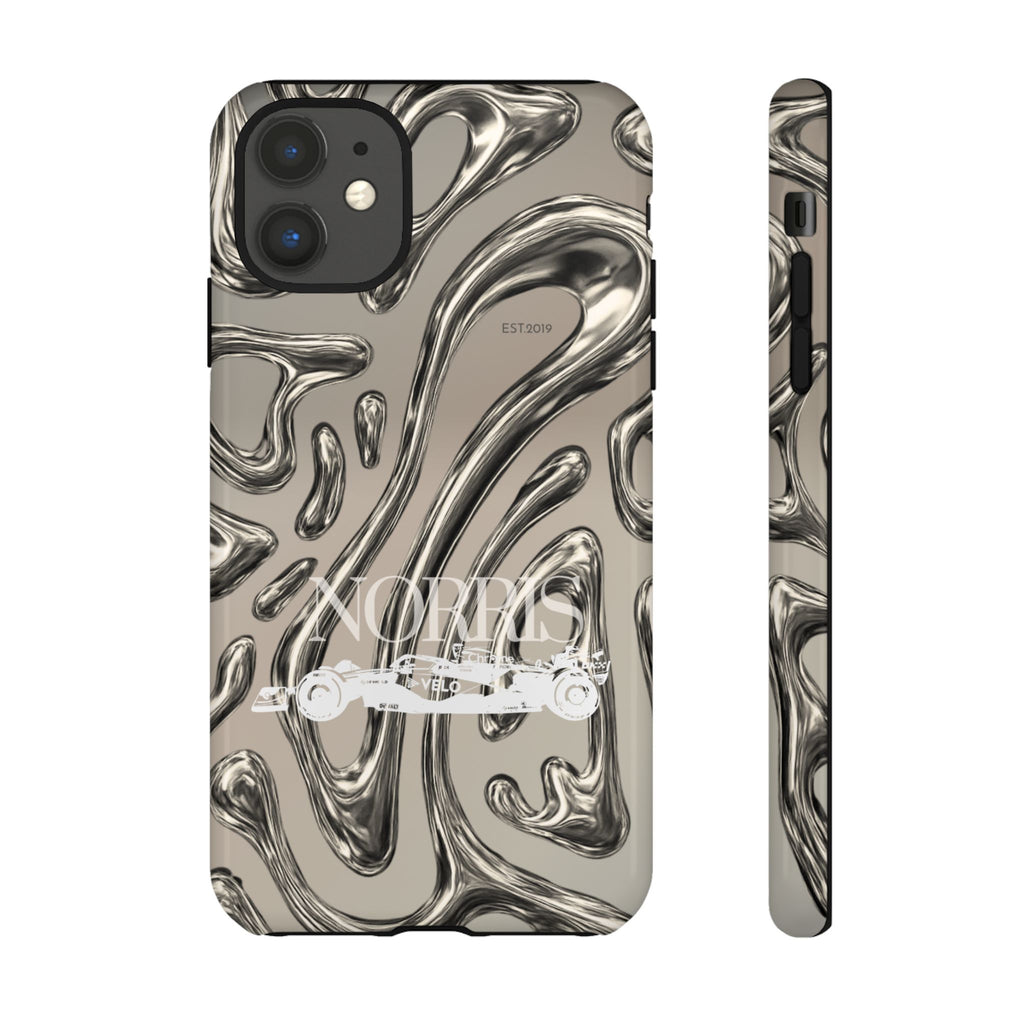 Lando Norris Chrome Phone Case (Glossy and Matte)