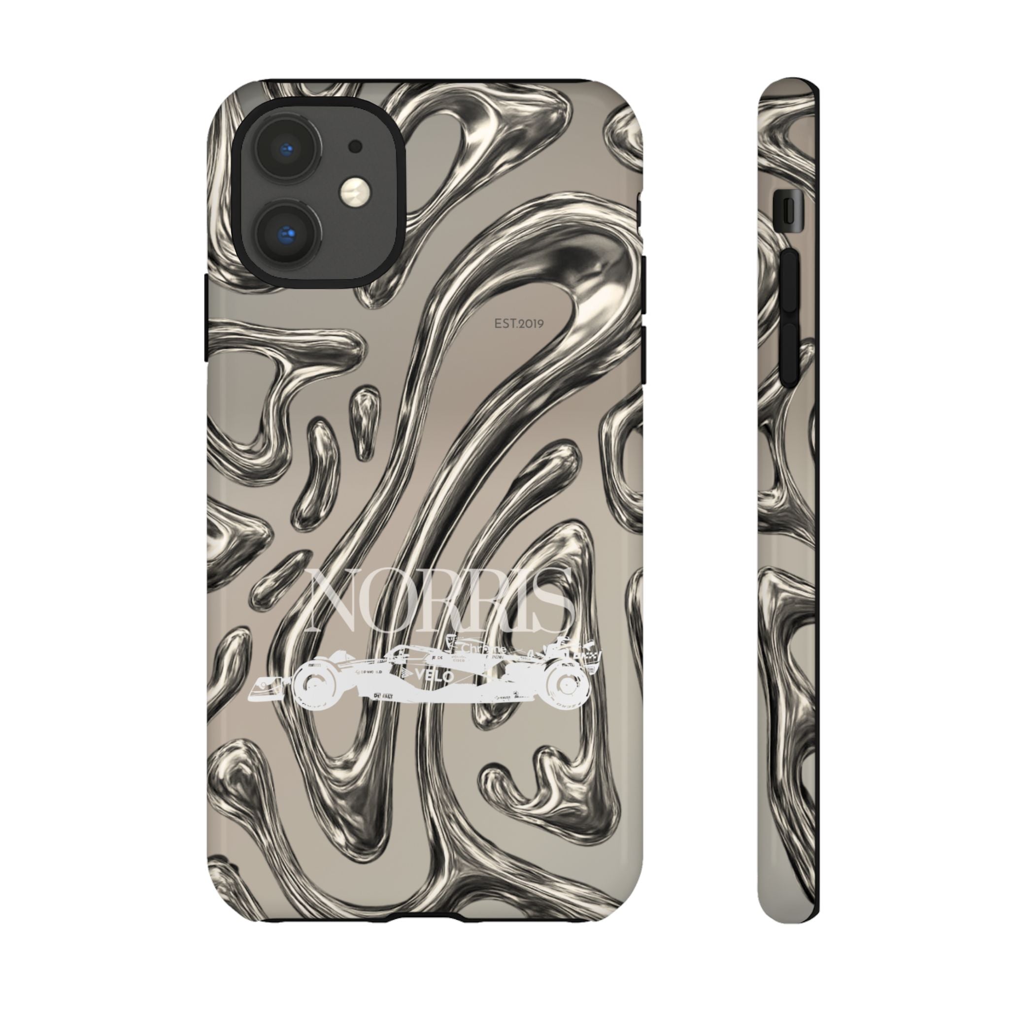 Lando Norris Chrome Phone Case (Glossy and Matte)