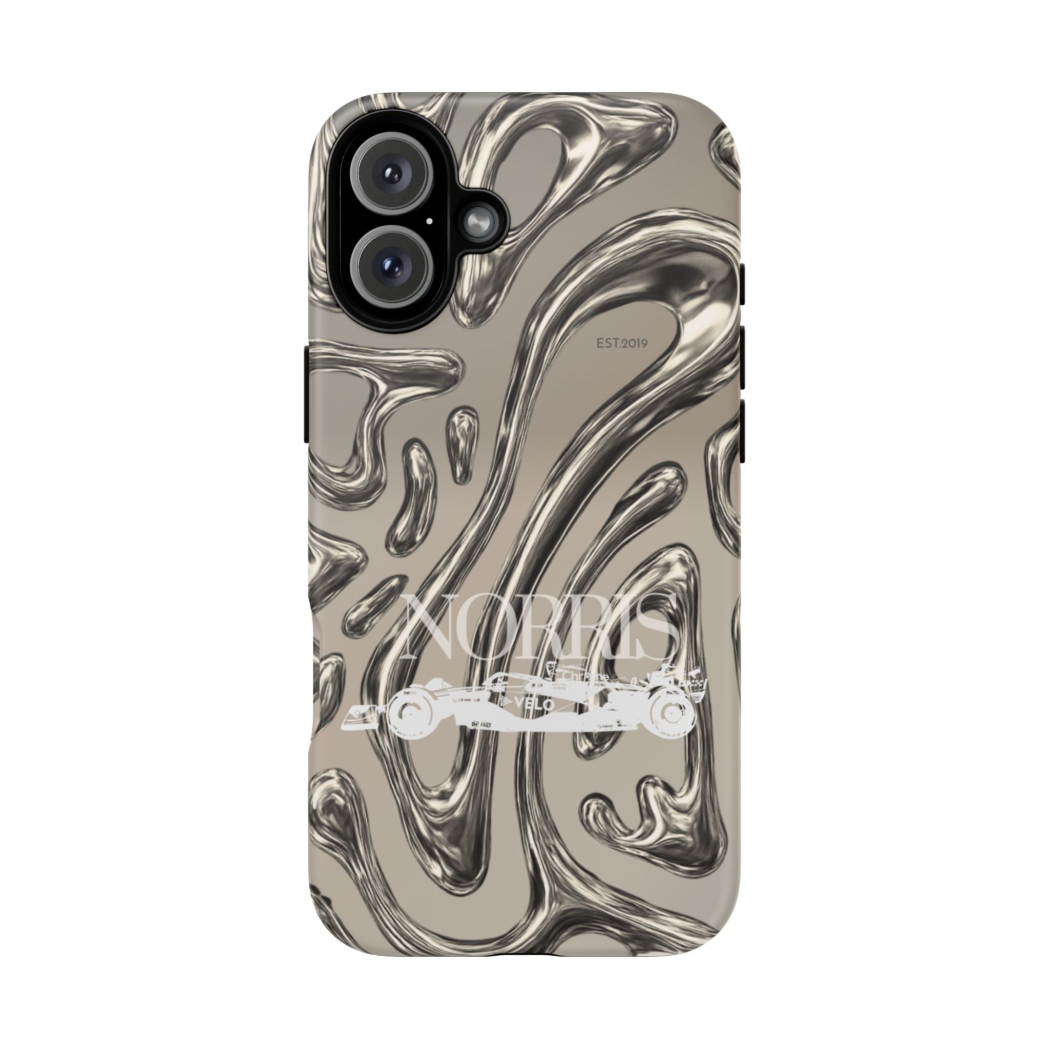 Lando Norris Chrome Phone Case (Glossy and Matte)