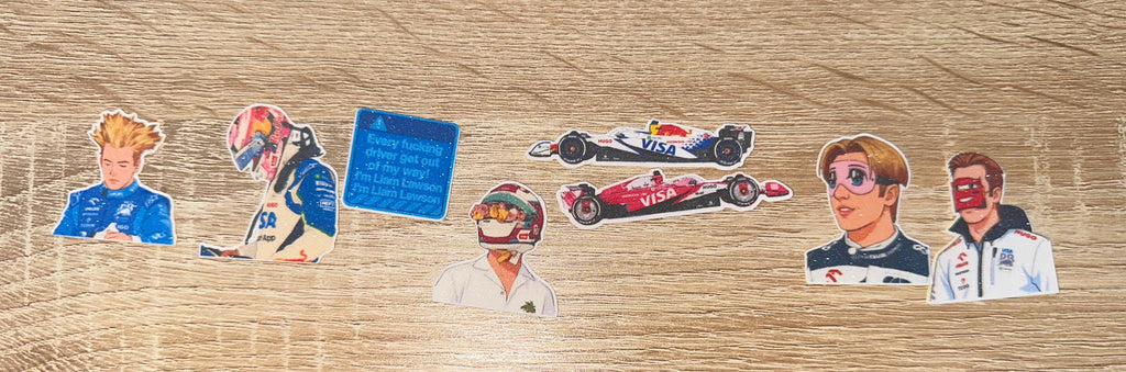 Liam Lawson Stickers